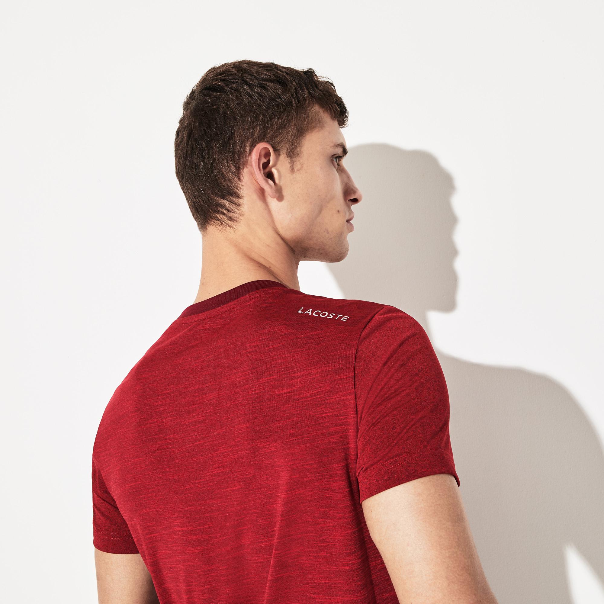 Lacoste Lacoste Novak Djokovic Erkek Kırmızı T-Shirt. 5
