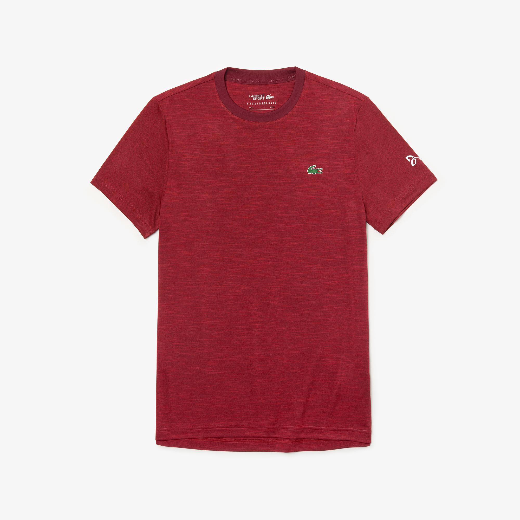 Lacoste Lacoste Novak Djokovic Erkek Kırmızı T-Shirt. 4