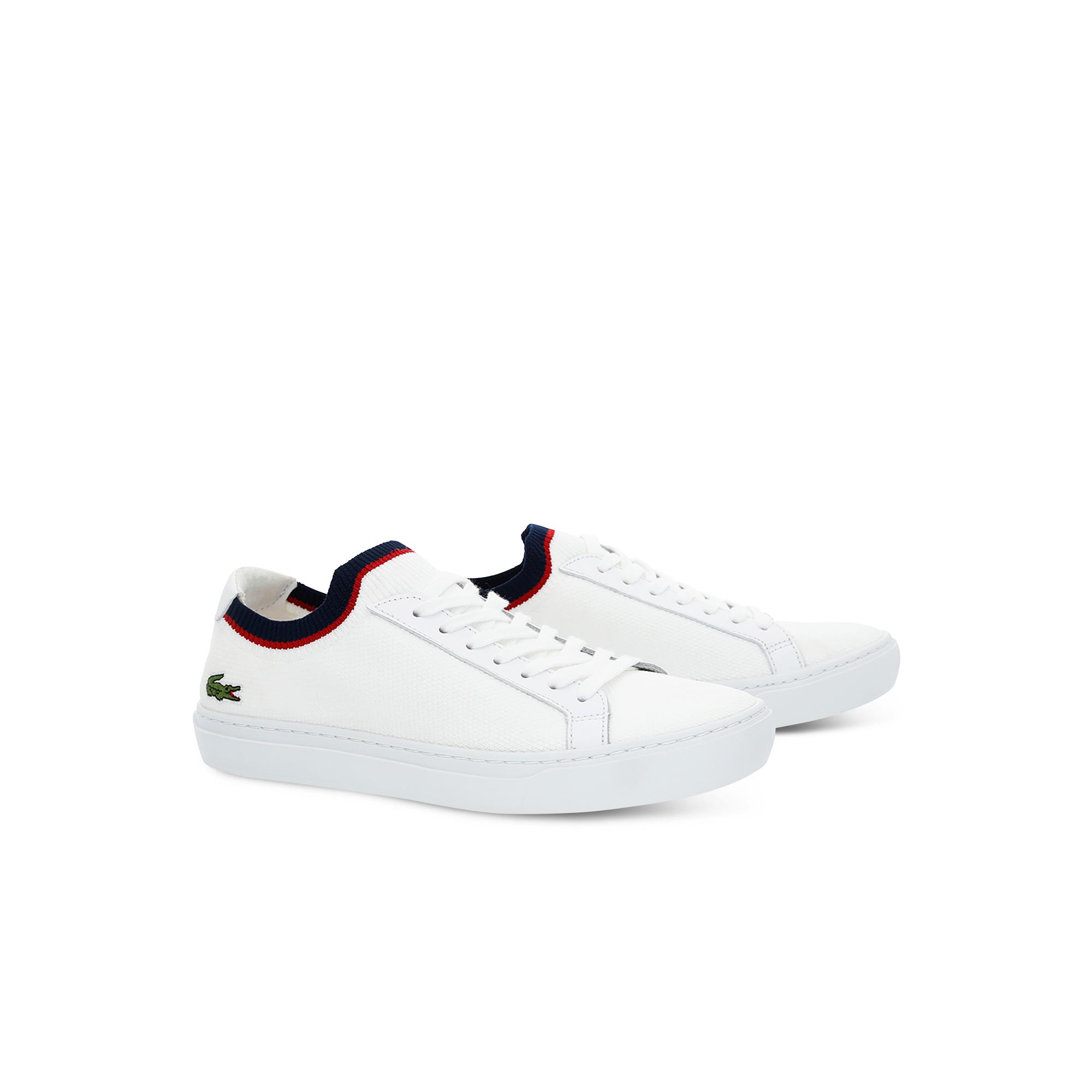 Lacoste La Piquée 119 1 Erkek Beyaz - Lacivert - Kırmızı Casual Ayakkabı. 1