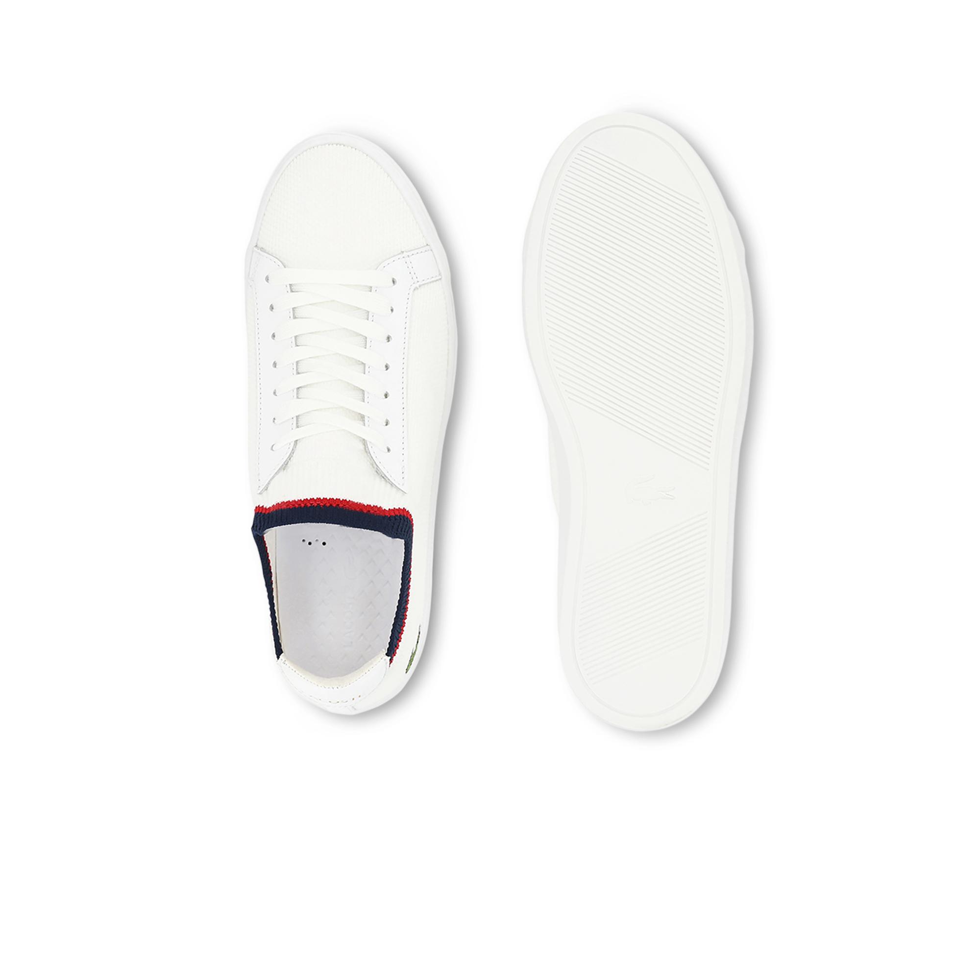 Lacoste La Piquée 119 1 Erkek Beyaz - Lacivert - Kırmızı Casual Ayakkabı. 5