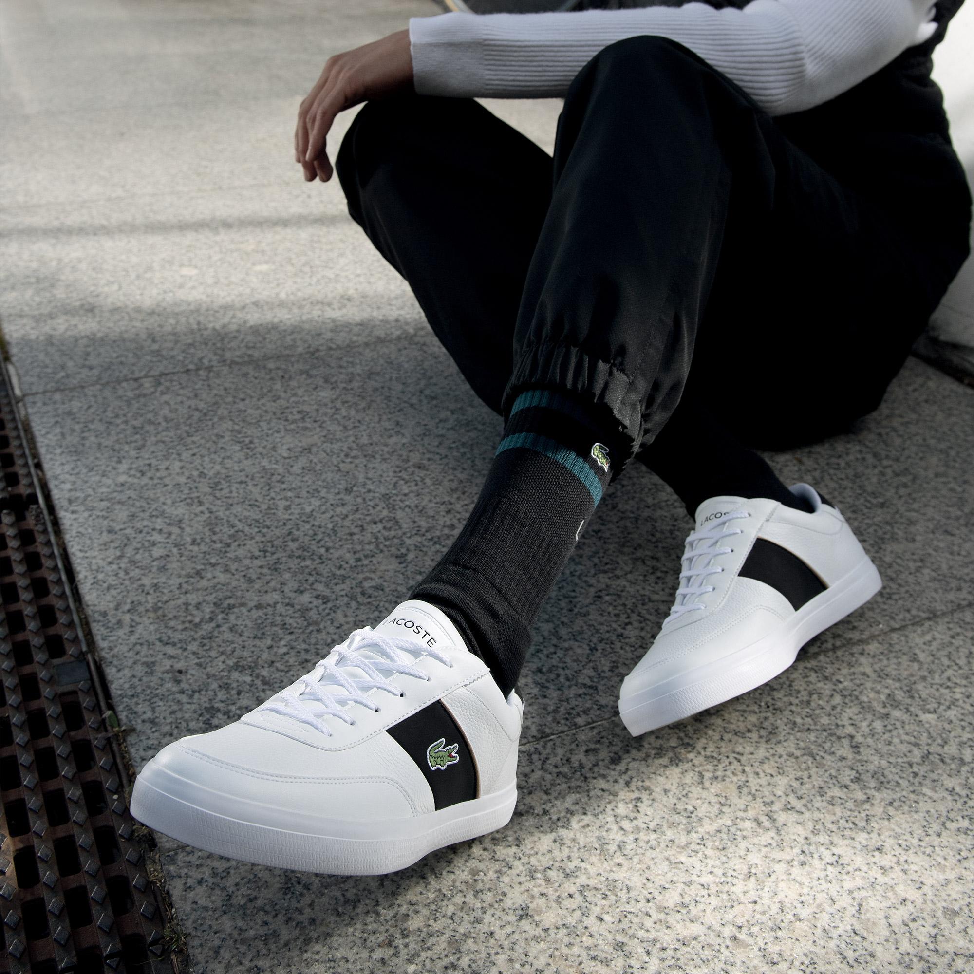 Lacoste Court-Master 319 6 Cma Erkek Beyaz - Siyah Sneaker. 4