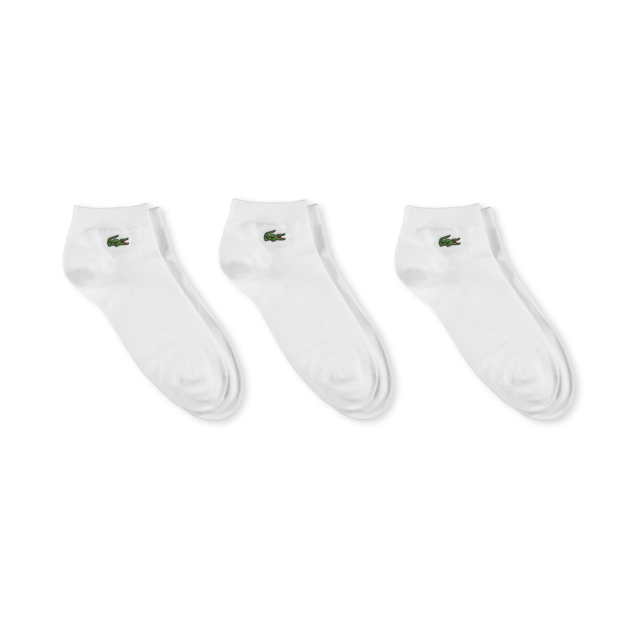 Lacoste Unisex Sport 3'lü Beyaz Çorap. 1