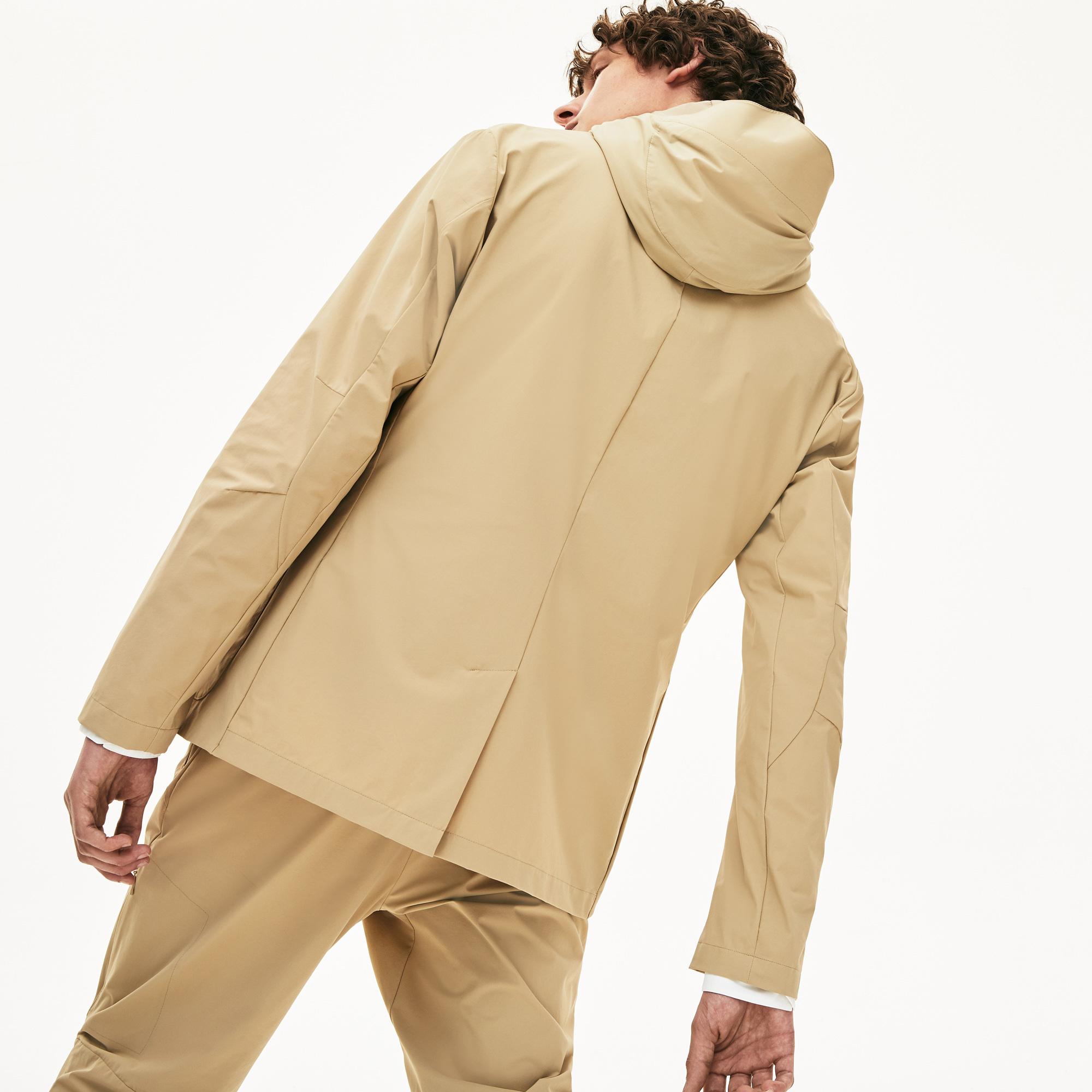 Lacoste Lacoste Motion Erkek Açık Kahverengi Kapüşonlu 3 Farklı Kullanımlı Ceket. 3
