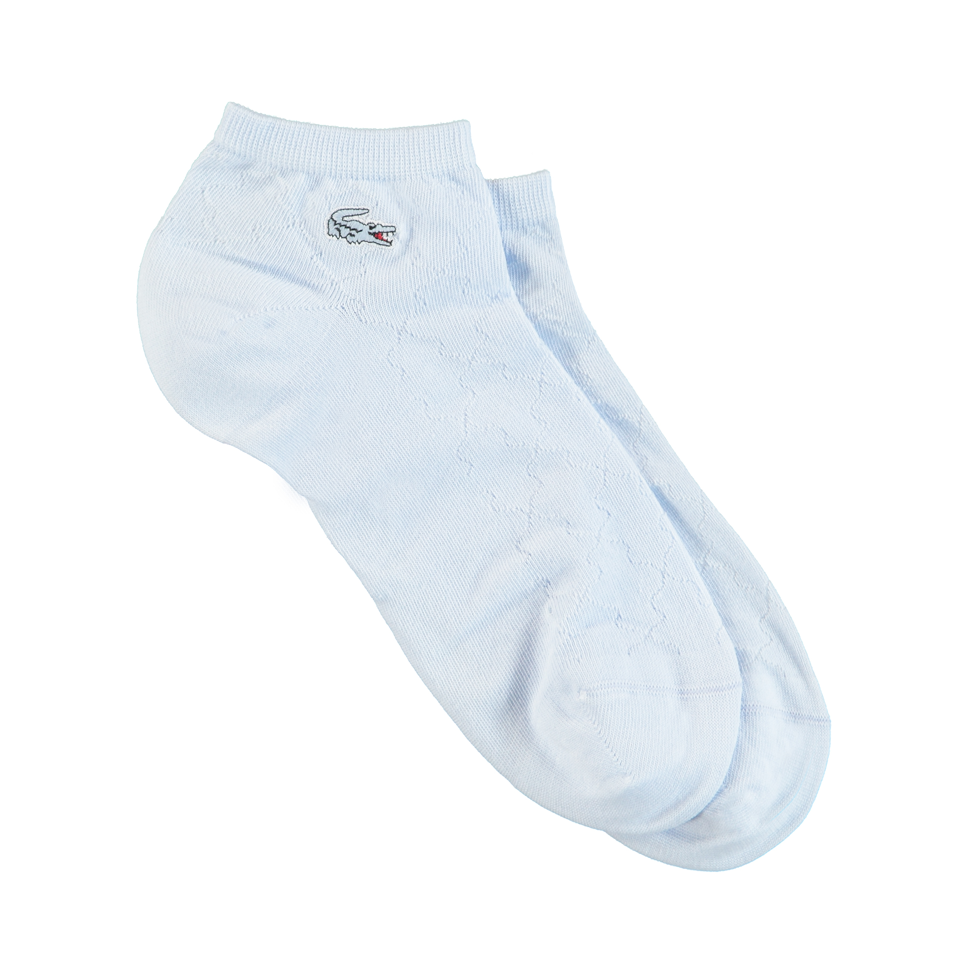 Lacoste Kadın Desenli Açık Mavi Çorap. 1