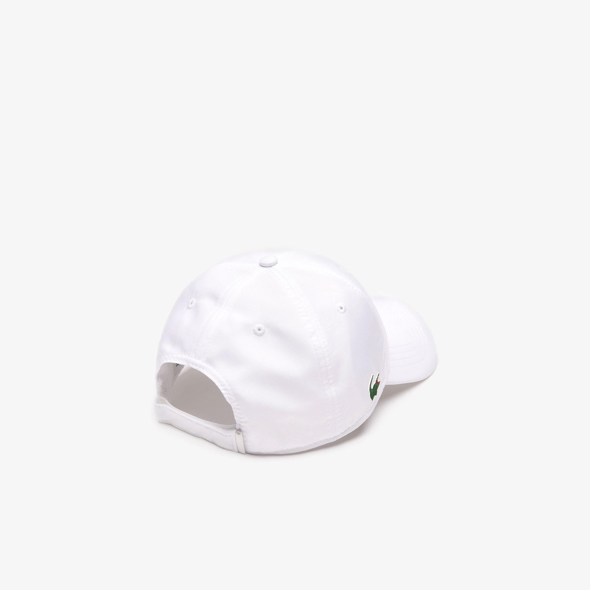 Lacoste Unisex Beyaz Şapka. 5