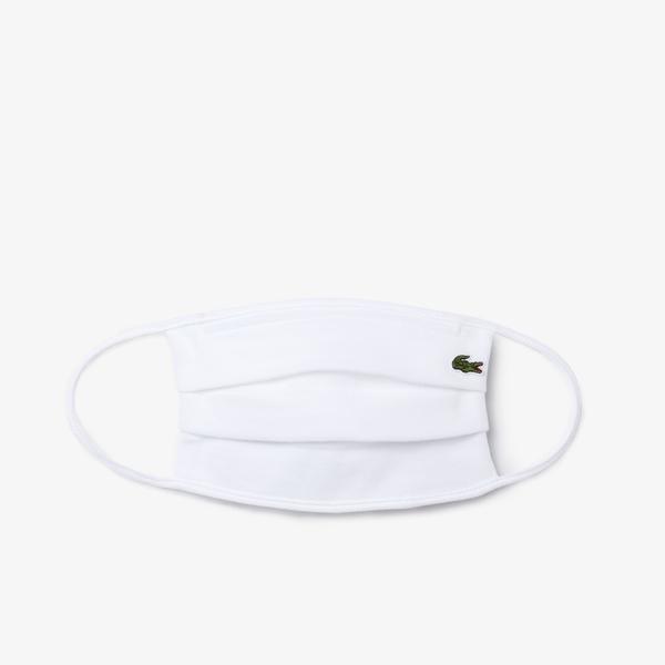 Lacoste Pamuklu Yıkanabilir Beyaz L1212 Maske