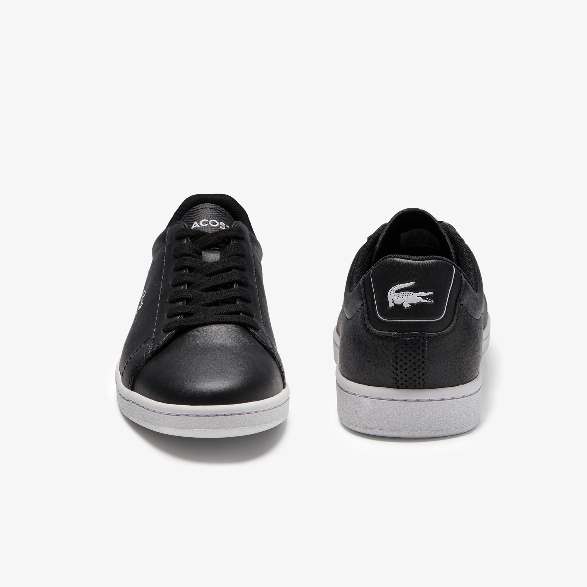 Lacoste Carnaby Evo 0120 5 Sfa Kadın Deri Siyah - Beyaz Sneaker. 6
