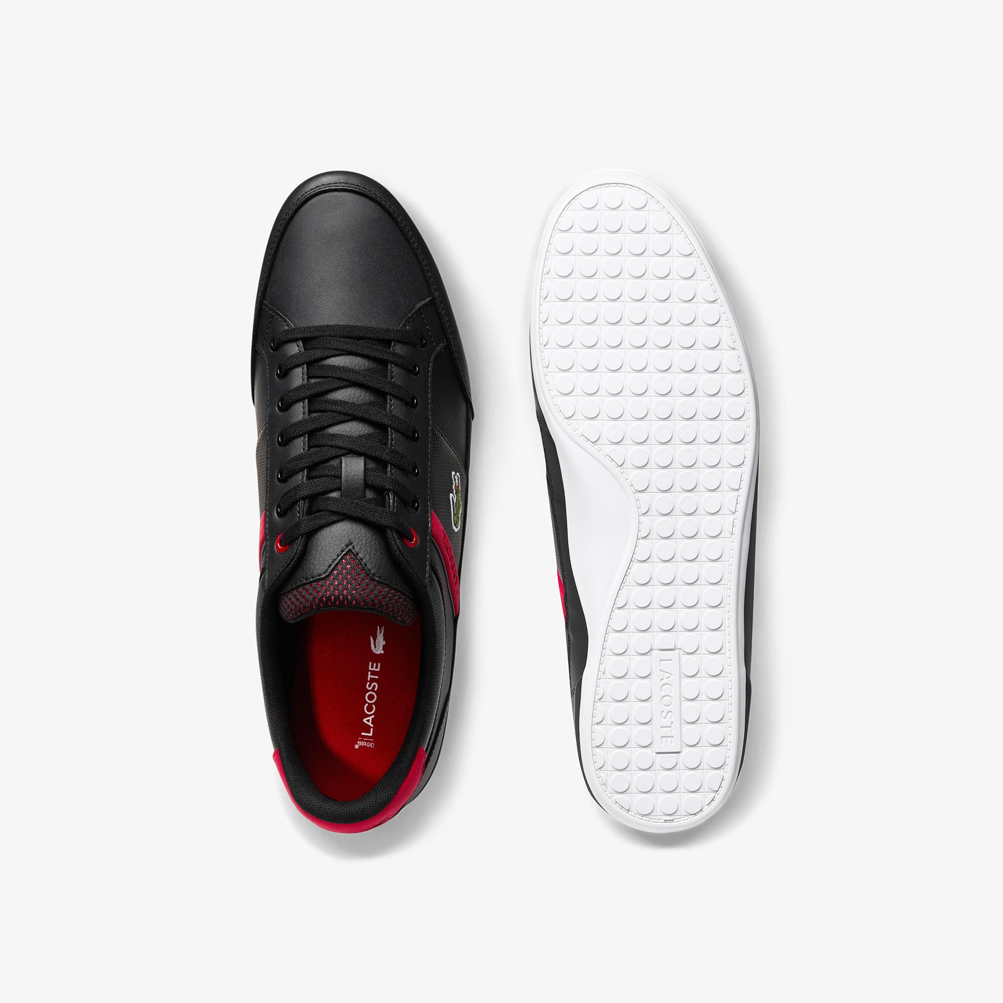 Lacoste Chaymon 0120 2 Cma Erkek Siyah - Kırmızı Casual Ayakkabı. 5