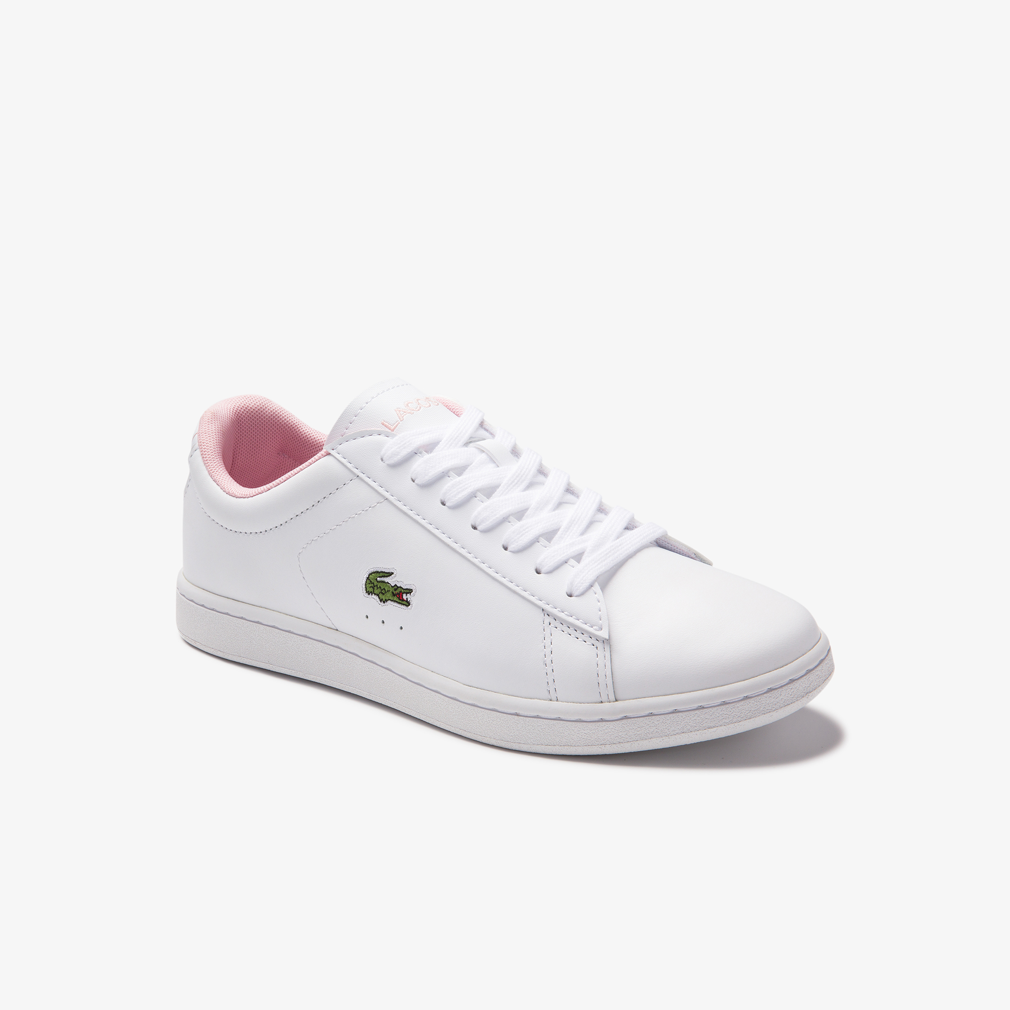 Lacoste Carnaby Evo 0120 5 Sfa Kadın Deri Beyaz Sneaker. 1