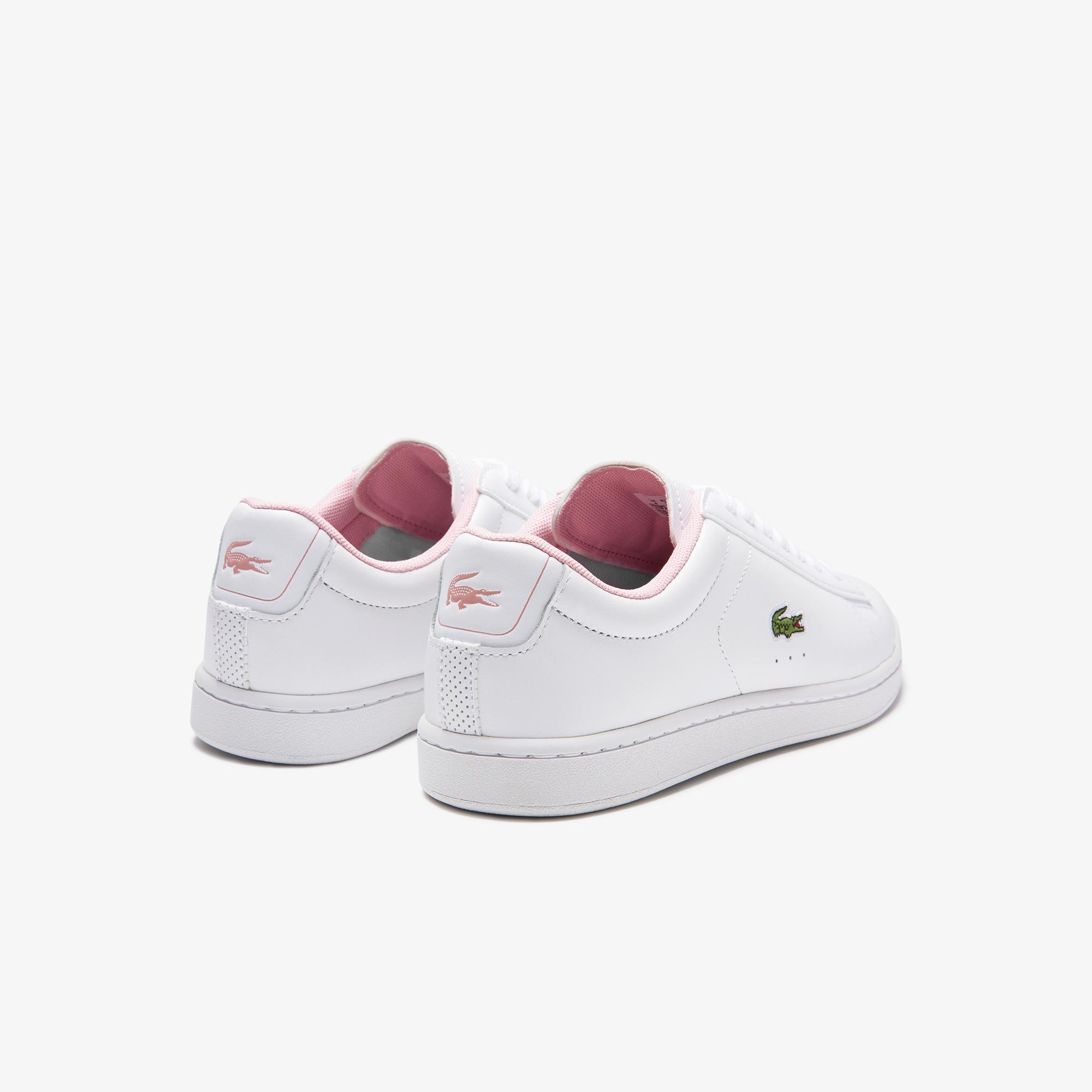 Lacoste Carnaby Evo 0120 5 Sfa Kadın Deri Beyaz Sneaker. 4