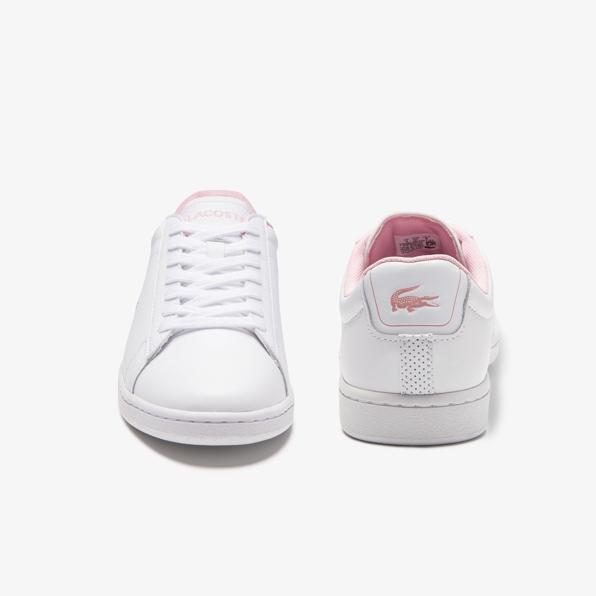 Lacoste Carnaby Evo 0120 5 Sfa Kadın Deri Beyaz Sneaker. 5