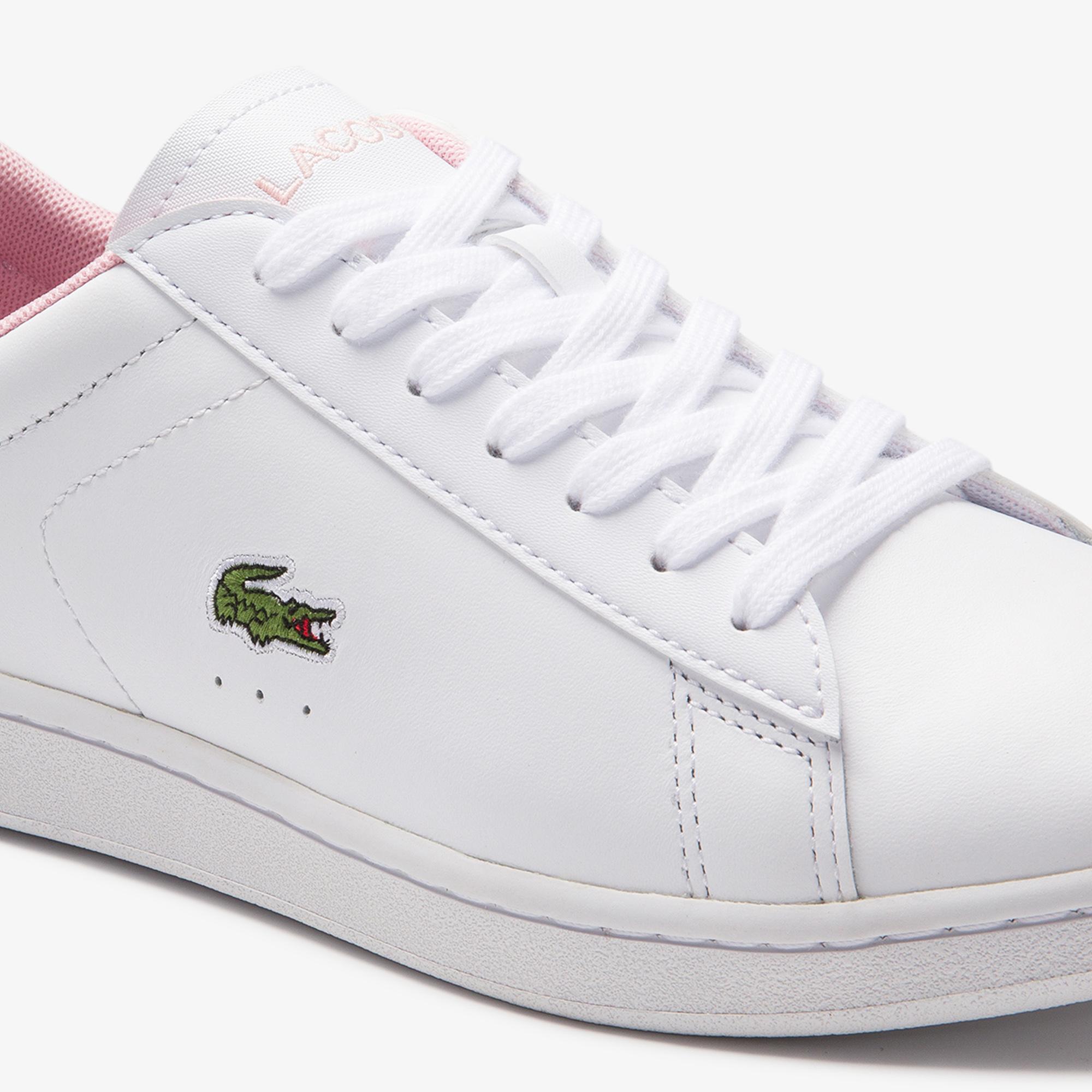Lacoste Carnaby Evo 0120 5 Sfa Kadın Deri Beyaz Sneaker. 7