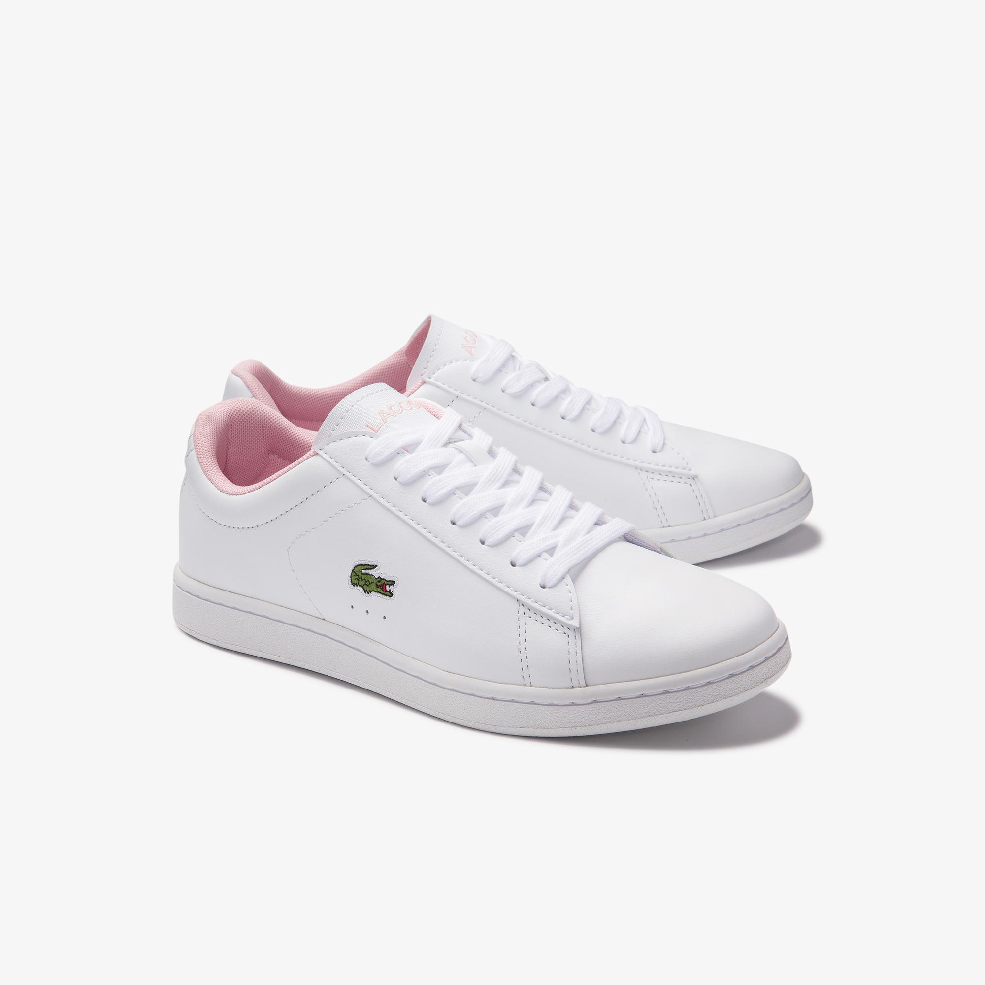 Lacoste Carnaby Evo 0120 5 Sfa Kadın Deri Beyaz Sneaker. 3