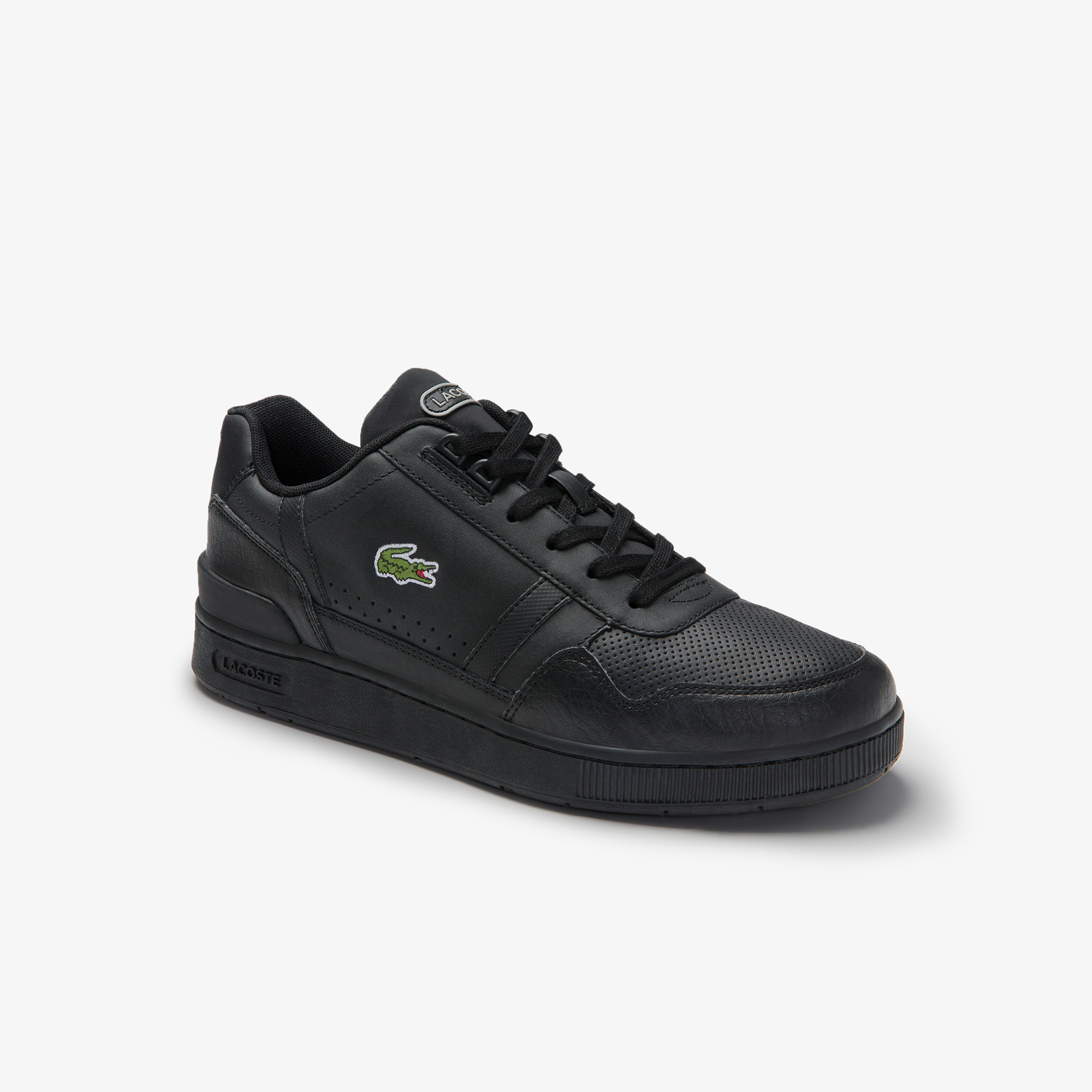 Lacoste T-Clip 0120 4 Sma Erkek Deri Siyah Sneaker. 1