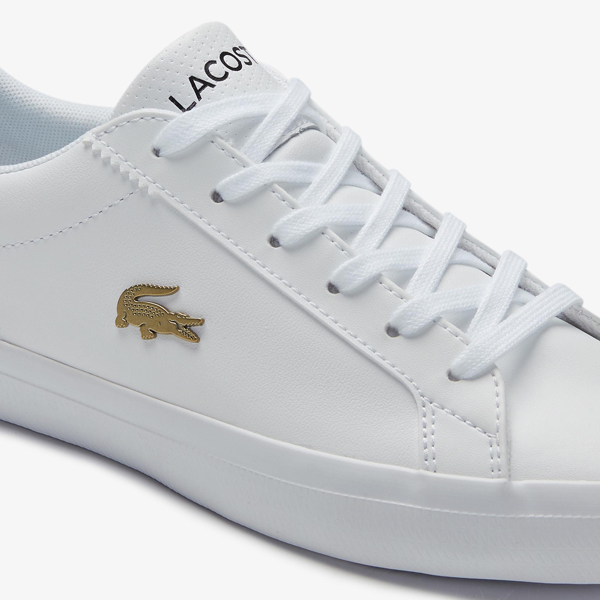 Lacoste Lerond 0120 2 Cfa Kadın Deri Beyaz Casual Ayakkabı. 7