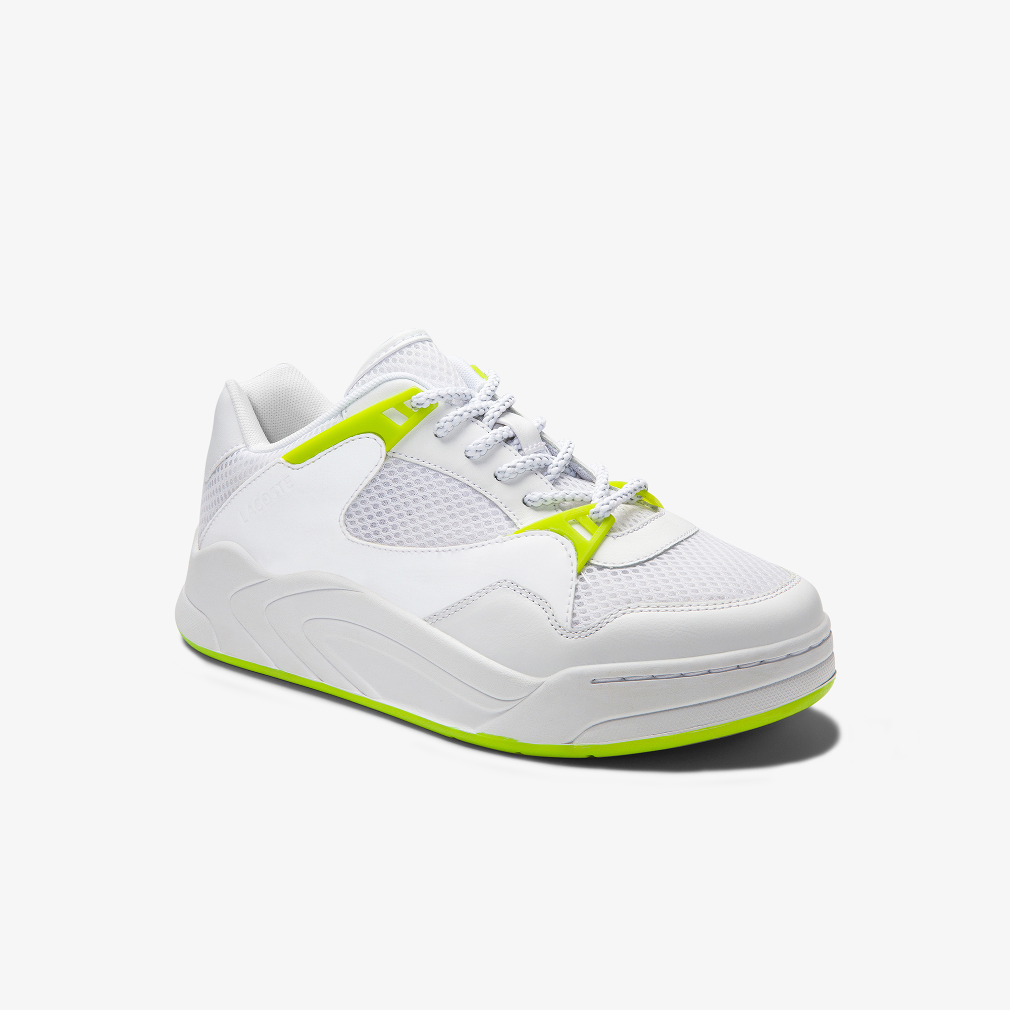 Lacoste Court Slam Dynam 01201Sfa Kadın Beyaz - Açık Yeşil Sneaker. 1