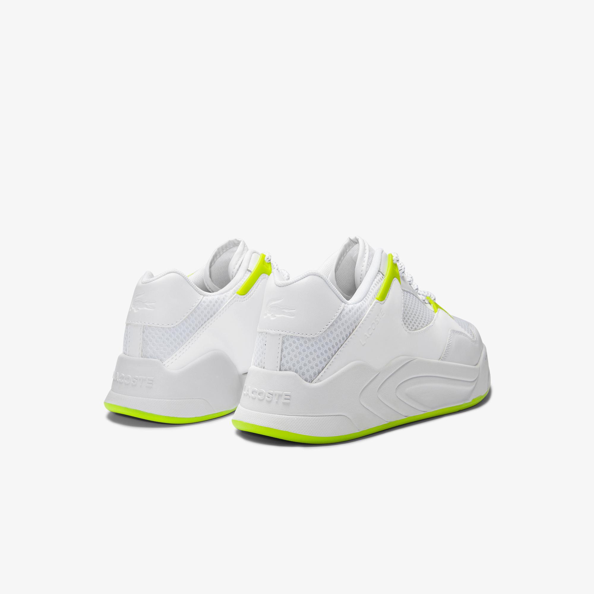 Lacoste Court Slam Dynam 01201Sfa Kadın Beyaz - Açık Yeşil Sneaker. 4