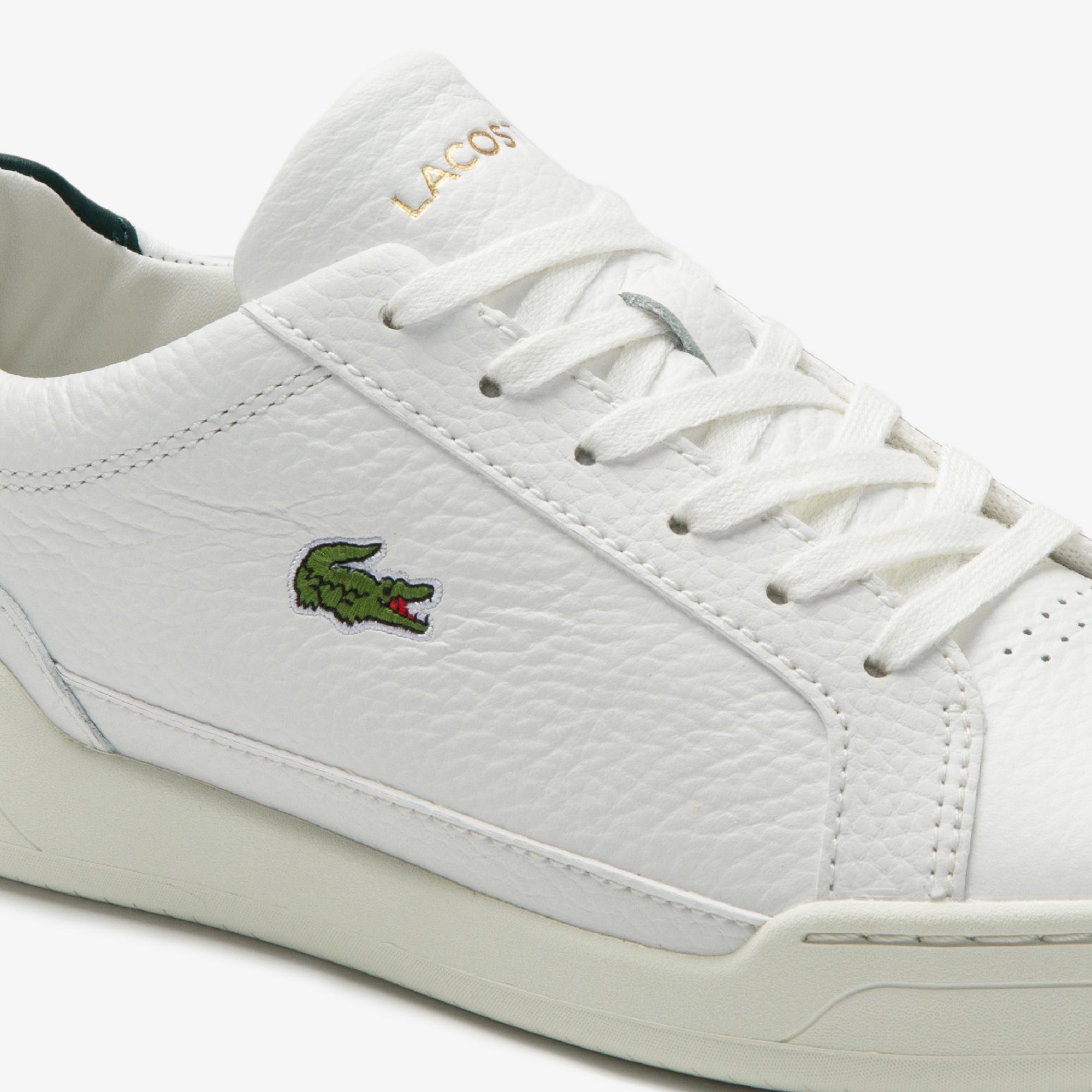 Lacoste Challenge 0120 1 Sfa Kadın Deri Beyaz - Koyu Yeşil Sneaker. 6