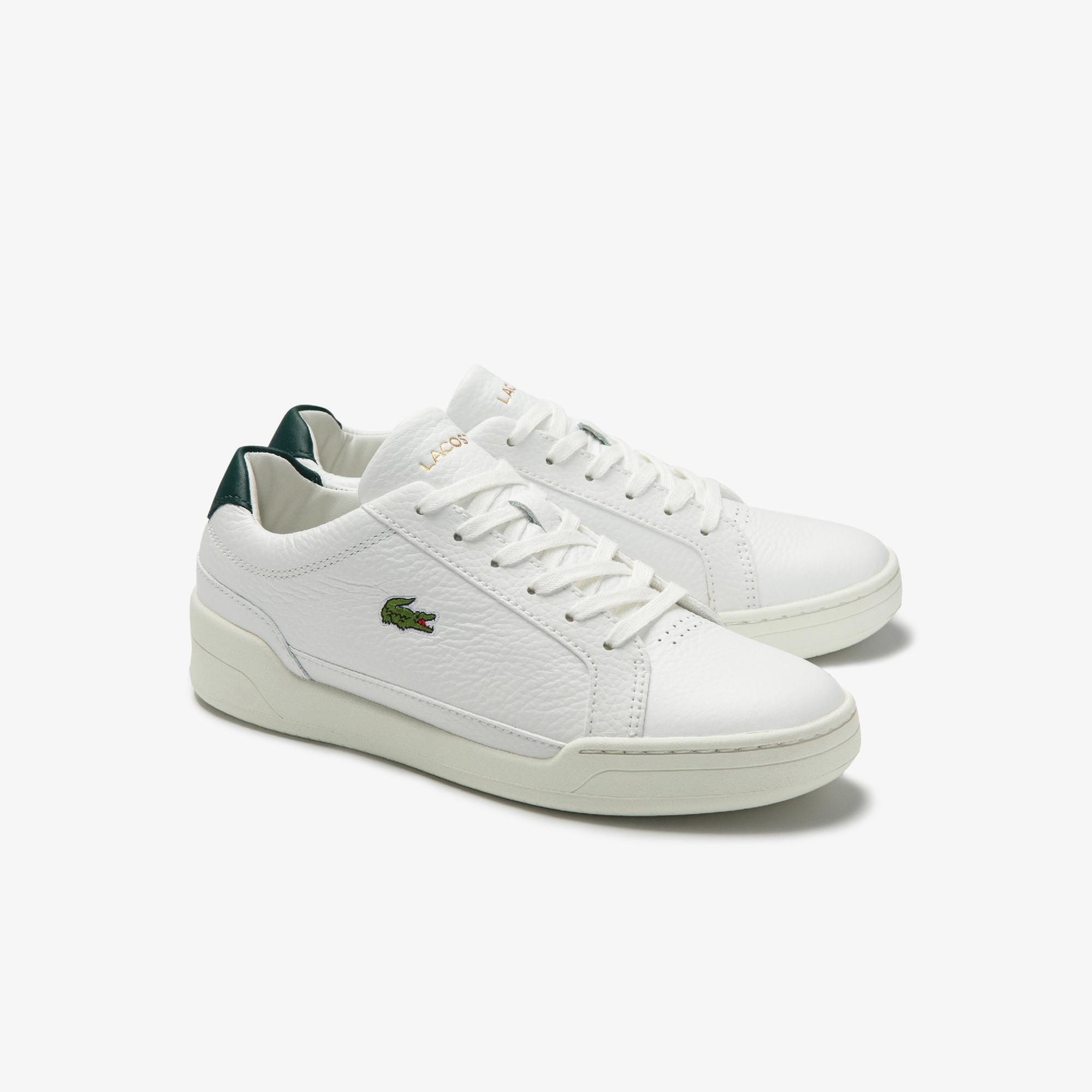 Lacoste Challenge 0120 1 Sfa Kadın Deri Beyaz - Koyu Yeşil Sneaker. 3