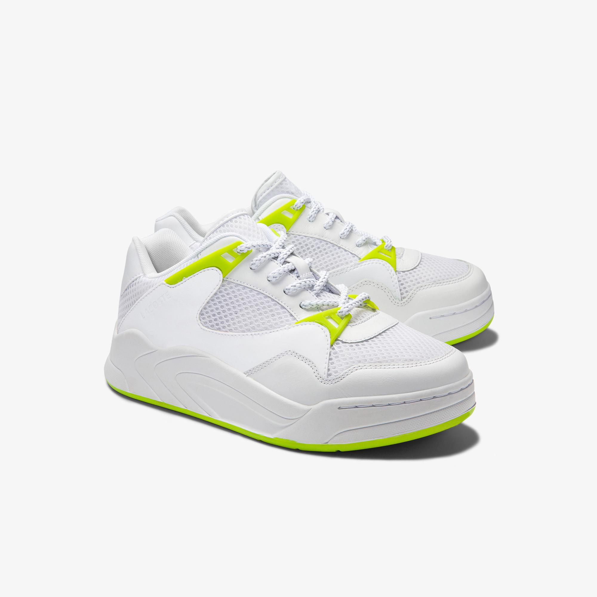 Lacoste Court Slam Dynam 01201Sfa Kadın Beyaz - Açık Yeşil Sneaker. 3