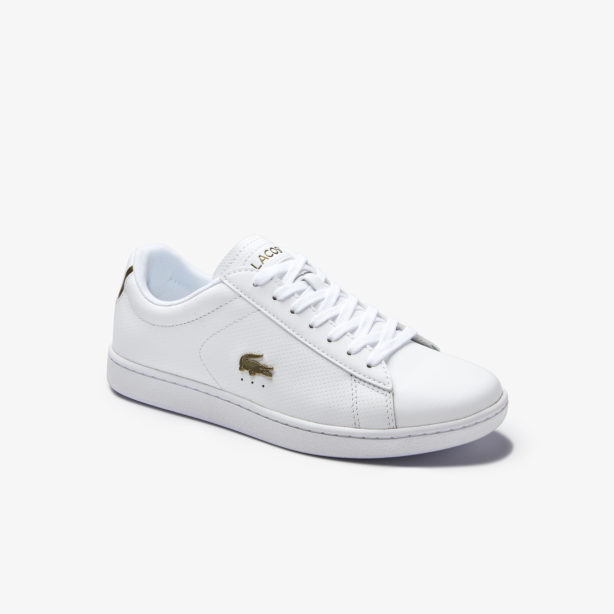 Lacoste Carnaby Evo 0120 1 Sfa Kadın Deri Beyaz Sneaker. 1