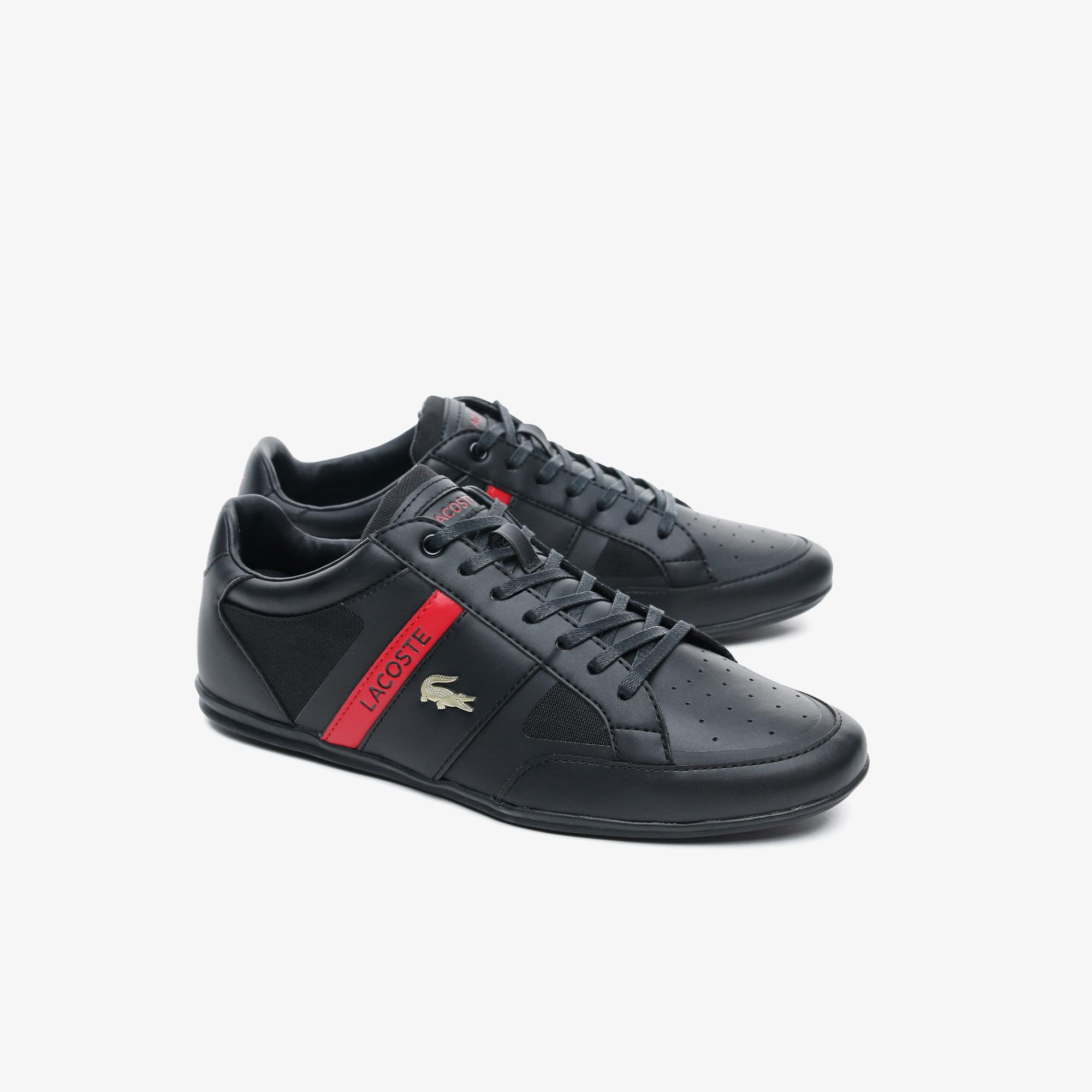 Lacoste Chaymon Tech 0120 3 Cma Erkek Siyah - Kırmızı Casual Ayakkabı. 3