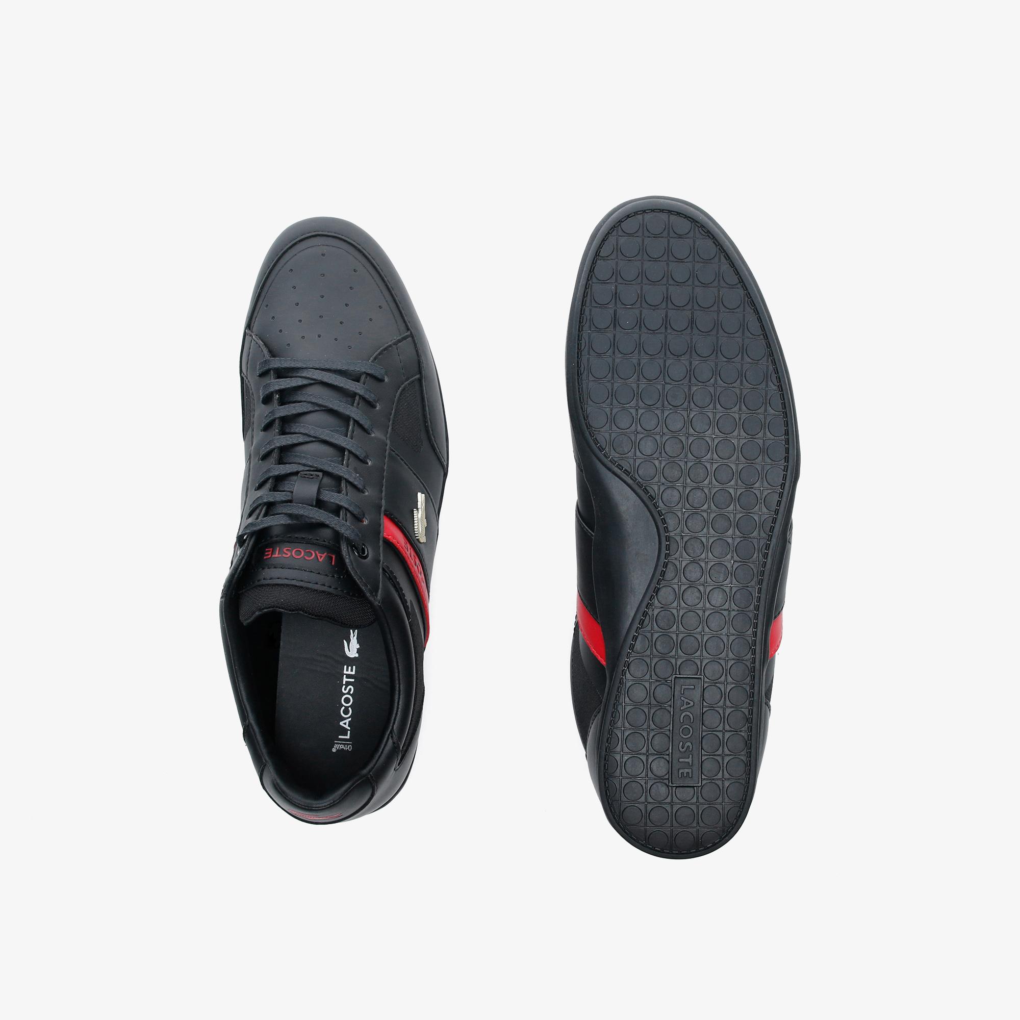 Lacoste Chaymon Tech 0120 3 Cma Erkek Siyah - Kırmızı Casual Ayakkabı. 6