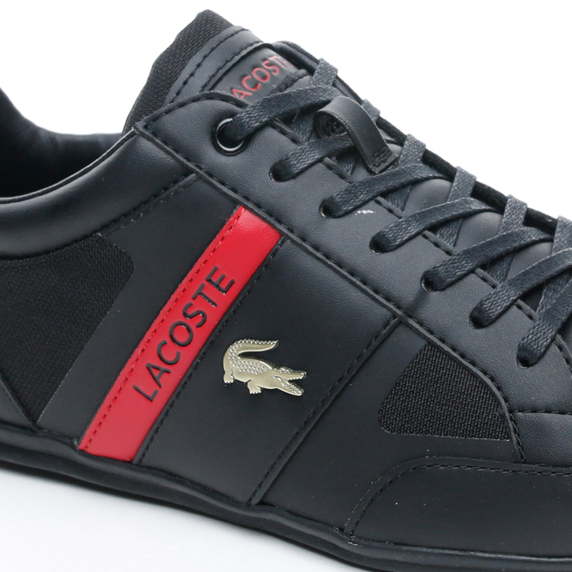 Lacoste Chaymon Tech 0120 3 Cma Erkek Siyah - Kırmızı Casual Ayakkabı. 5
