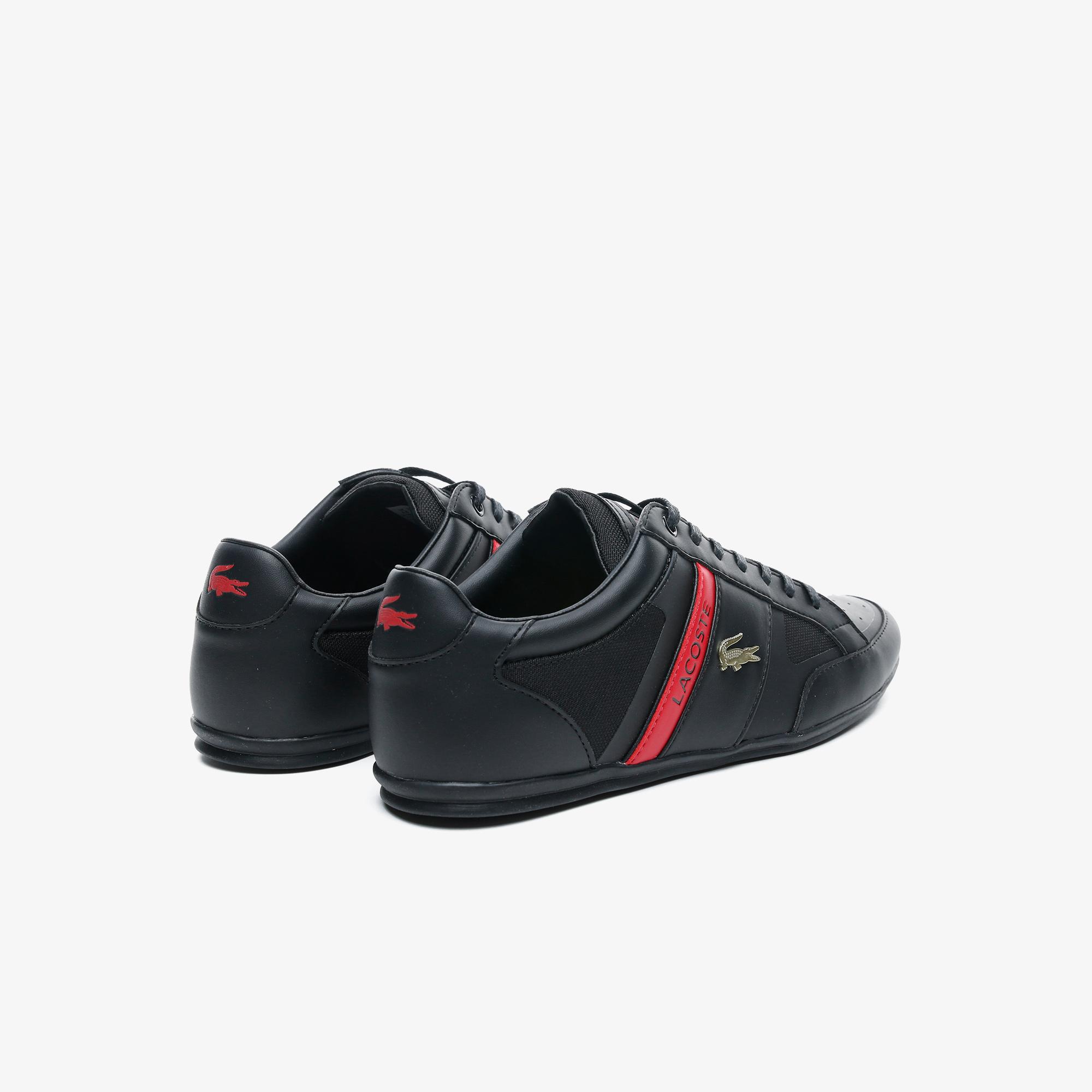 Lacoste Chaymon Tech 0120 3 Cma Erkek Siyah - Kırmızı Casual Ayakkabı. 5