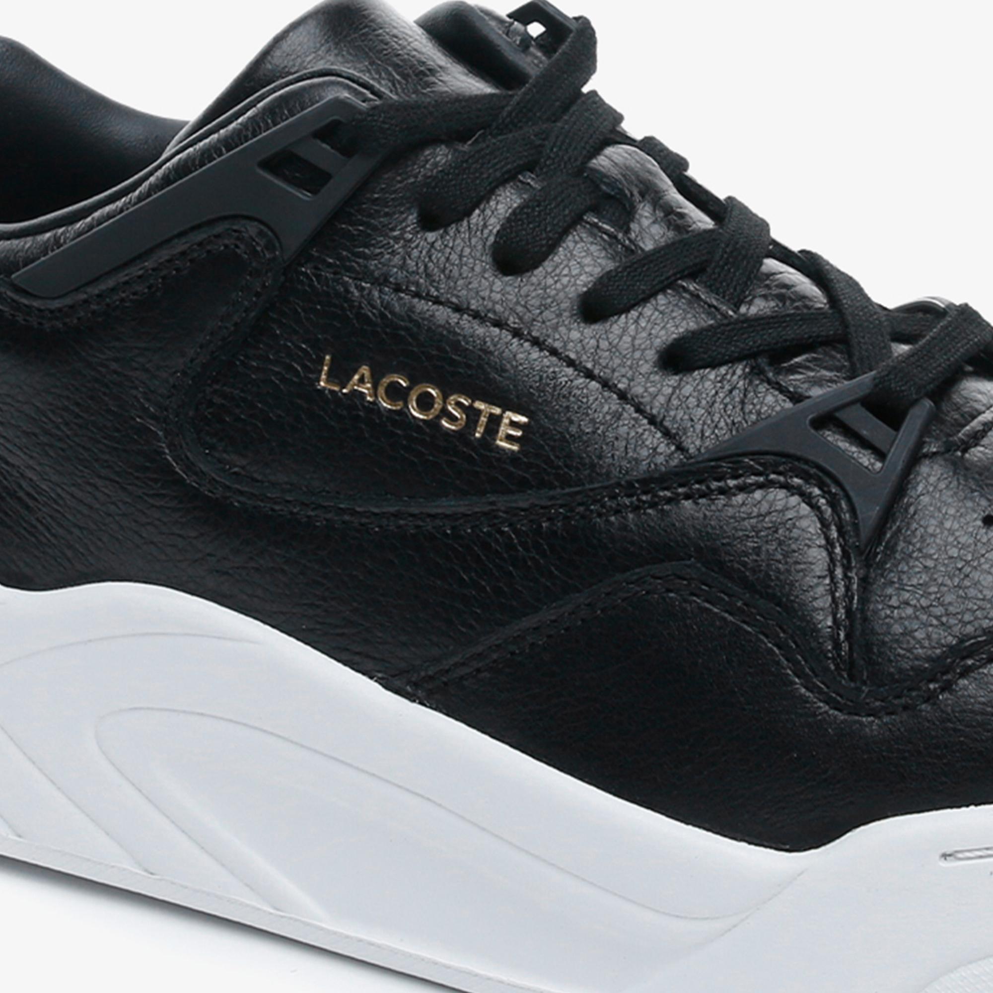 Lacoste Court Slam 0320 2 Sfa Kadın Deri Siyah Sneaker. 7
