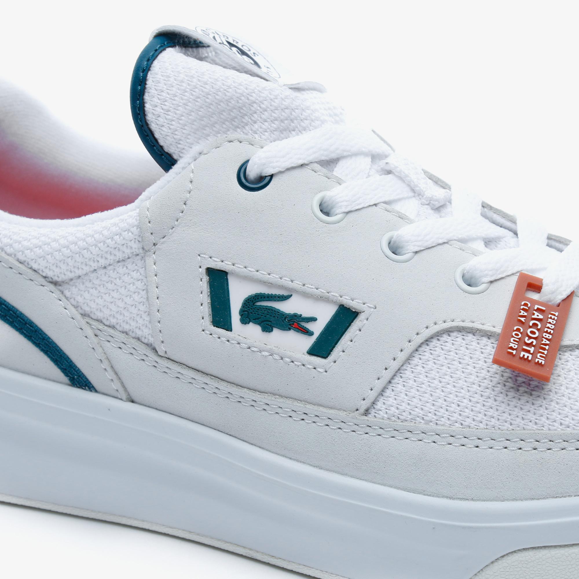 Lacoste G80 Rg 120 1 Sma Wht/Dk Grn Erkek Beyaz - Koyu Yeşil Deri Sneaker. 7