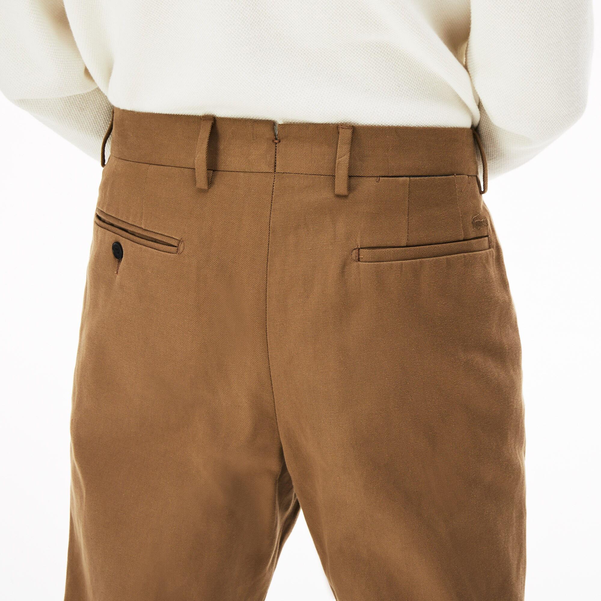 Lacoste Erkek Slim Fit Kahverengi Pantolon. 6