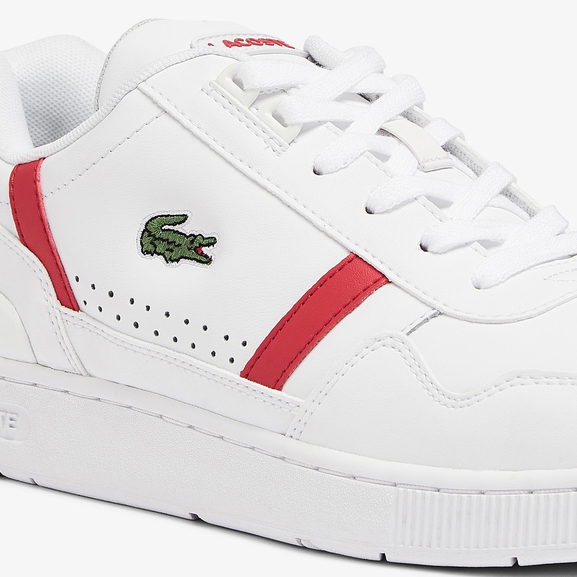 Lacoste T-Clip 0721 2 Sma Erkek Beyaz - Kırmızı Sneaker. 4