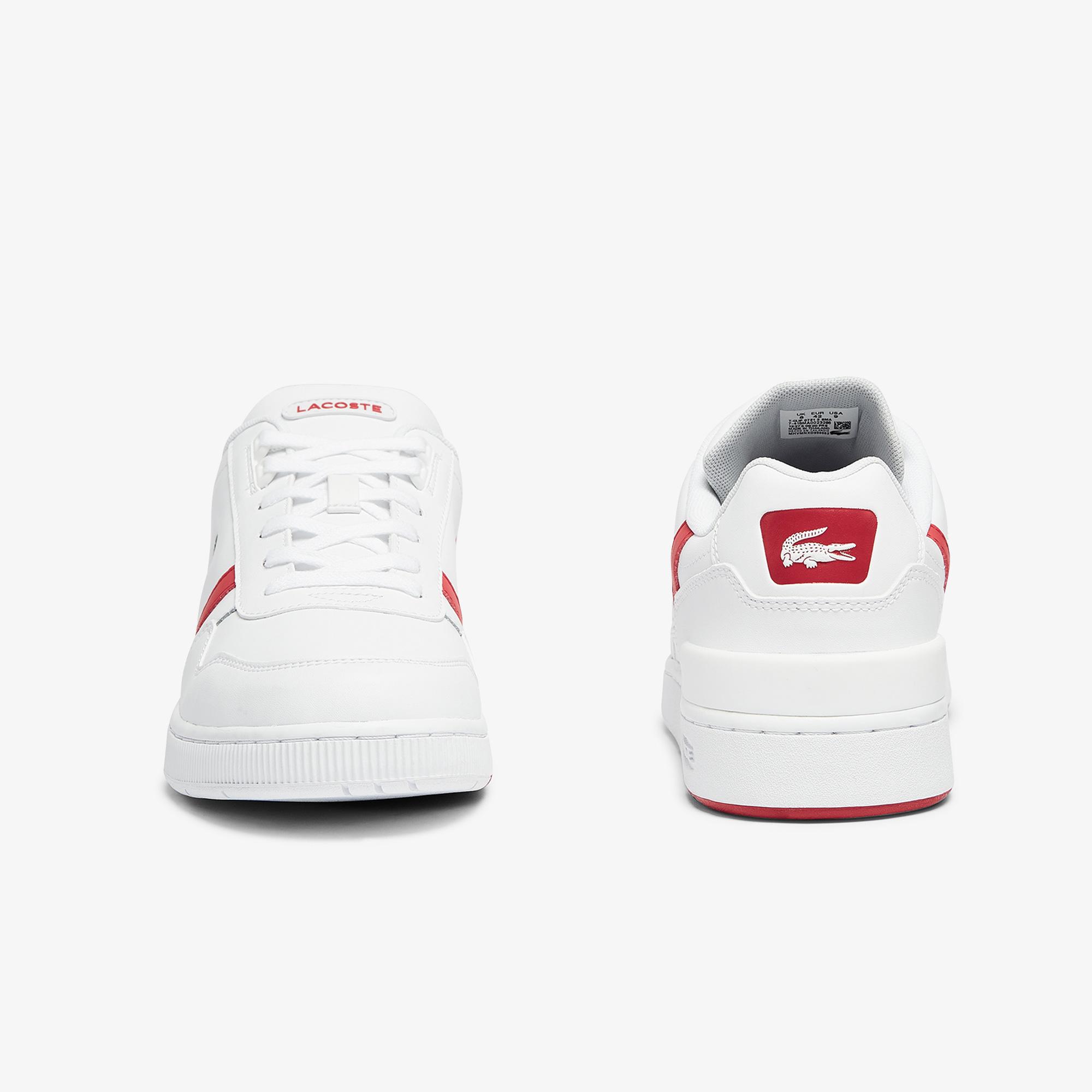 Lacoste T-Clip 0721 2 Sma Erkek Beyaz - Kırmızı Sneaker. 6
