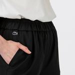 Lacoste Kadın Tapered Fit Siyah Pantolon