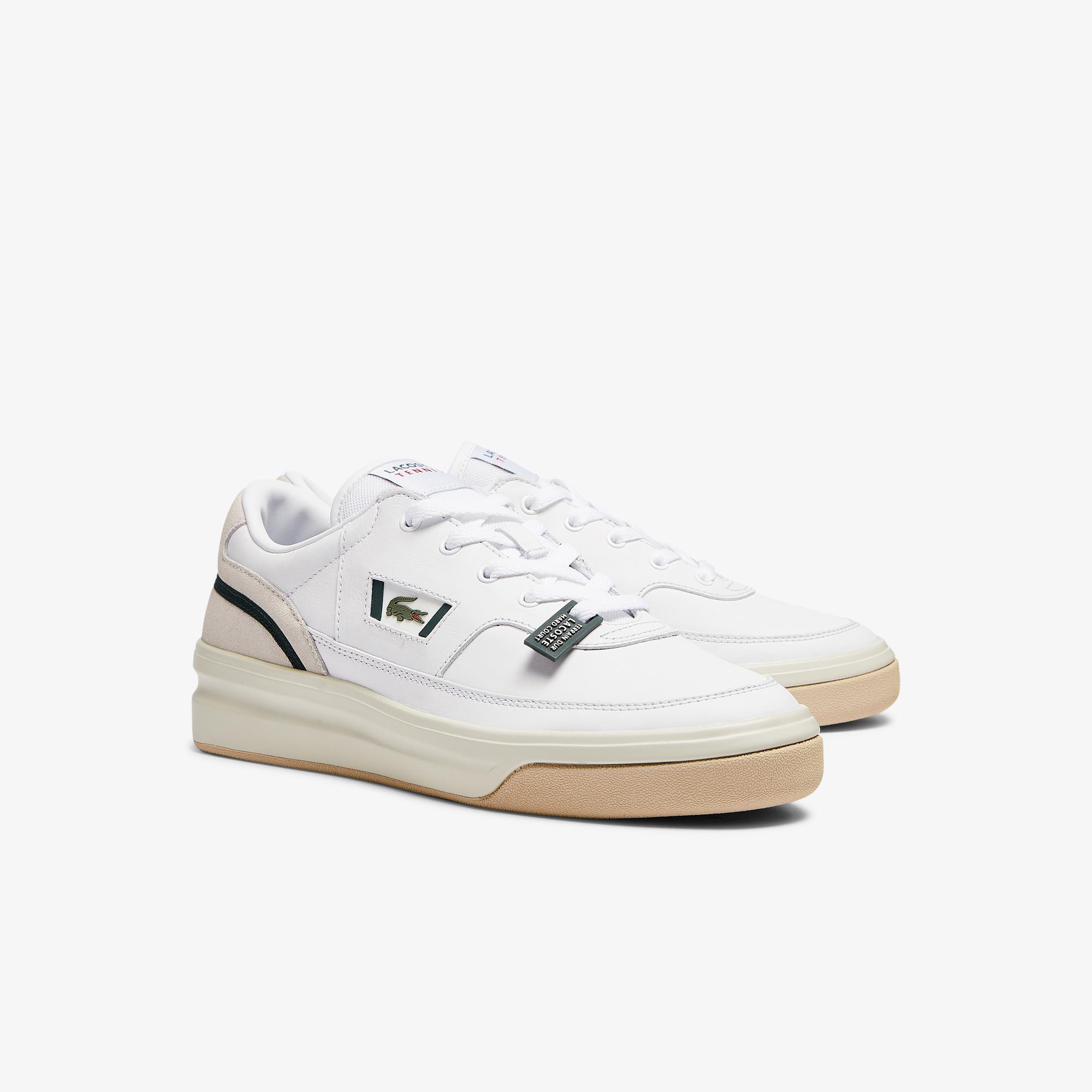 Lacoste G80 0721 1 Sma Erkek Beyaz - Koyu Yeşil Sneaker. 7