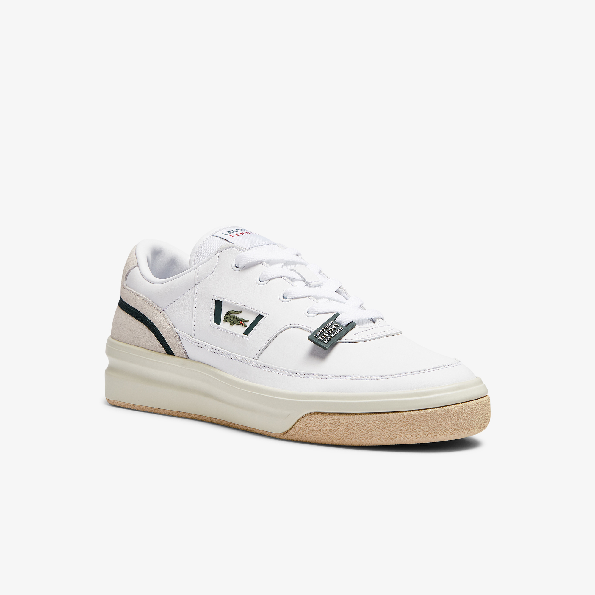 Lacoste G80 0721 1 Sma Erkek Beyaz - Koyu Yeşil Sneaker. 2