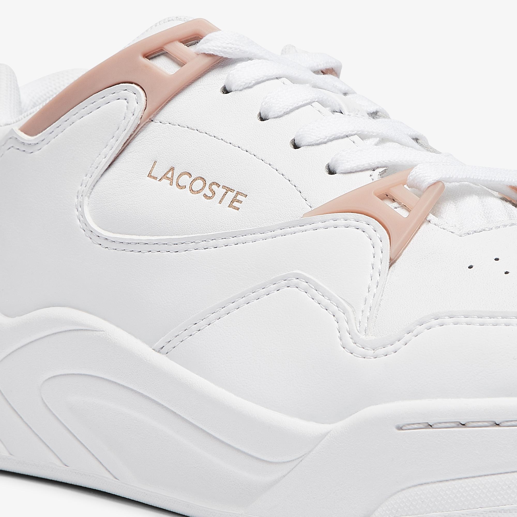 Lacoste Court Slam 0721 1 Sfa Kadın Beyaz - Açık Pembe Sneaker. 7