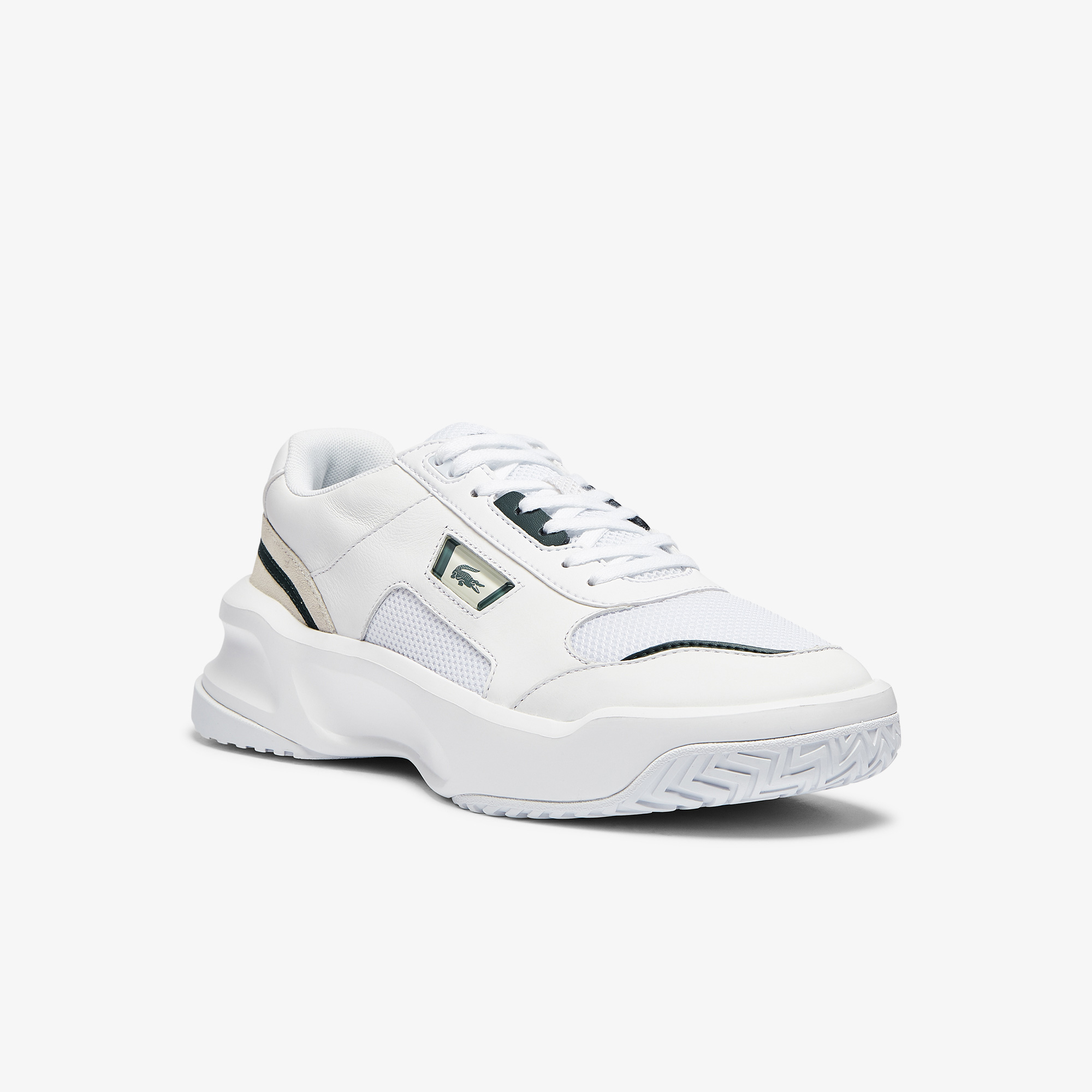 Lacoste Ace Lift 0721 1 Sma Erkek Beyaz - Koyu Yeşil Sneaker. 1
