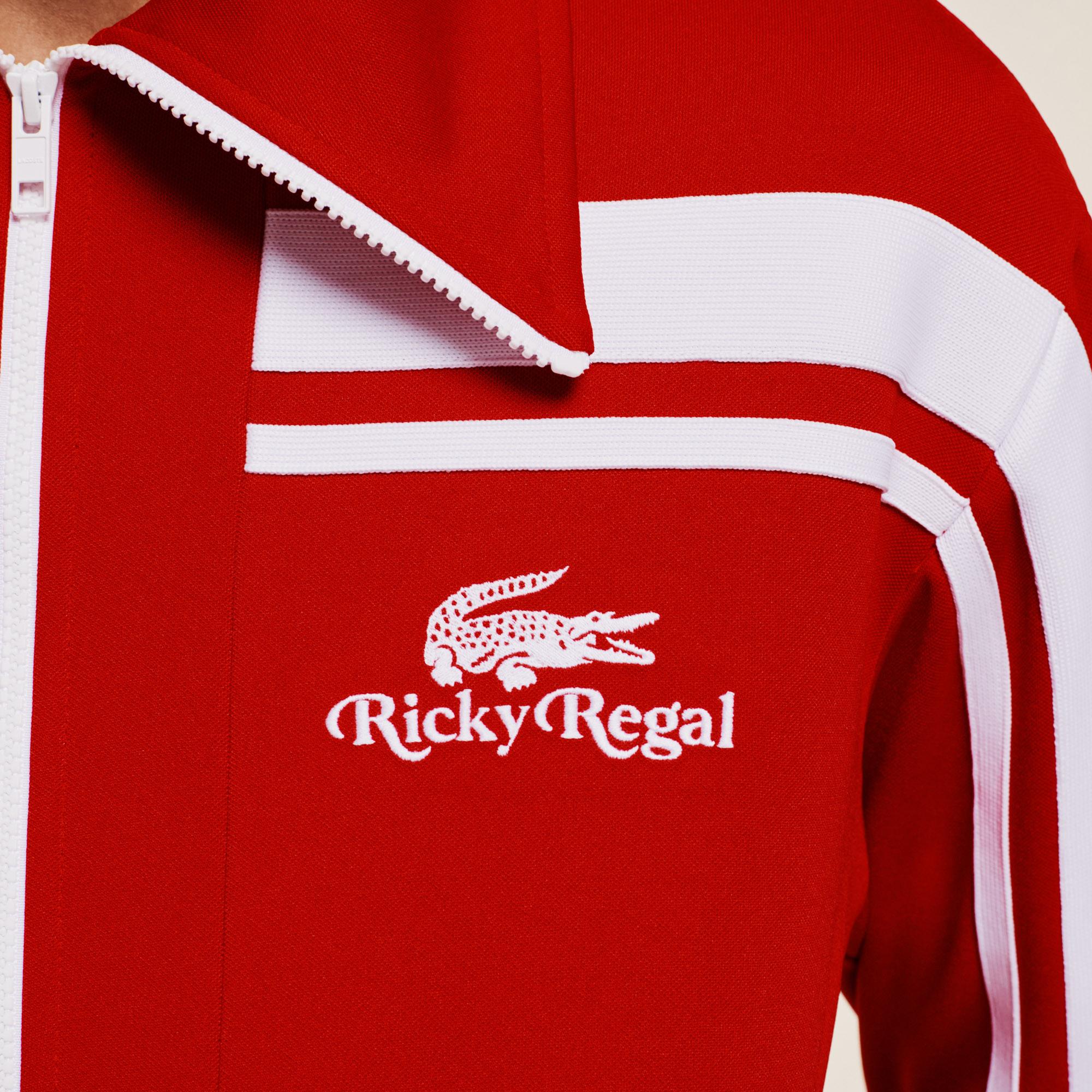 Lacoste x Ricky Regal Erkek Kırmızı Sweatshirt. 6