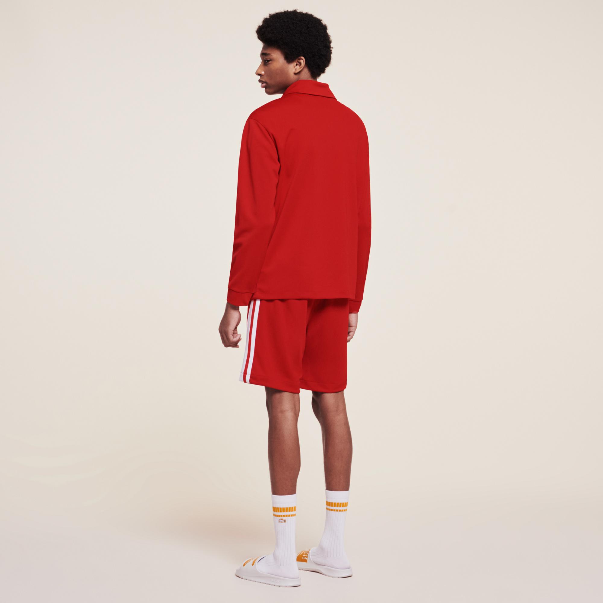 Lacoste x Ricky Regal Erkek Kırmızı Sweatshirt. 4