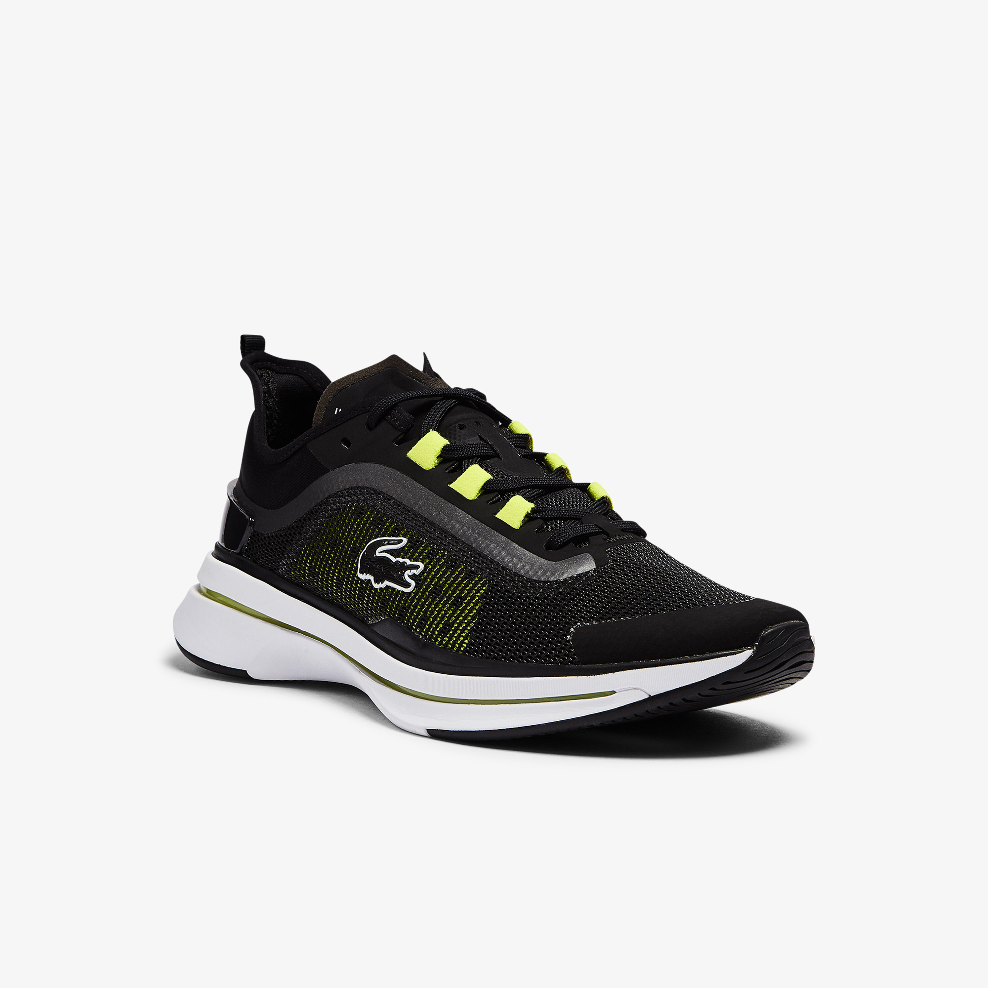 Lacoste Run Spin Ultra 0921 1 Sma Erkek Siyah - Sarı Sneaker. 1