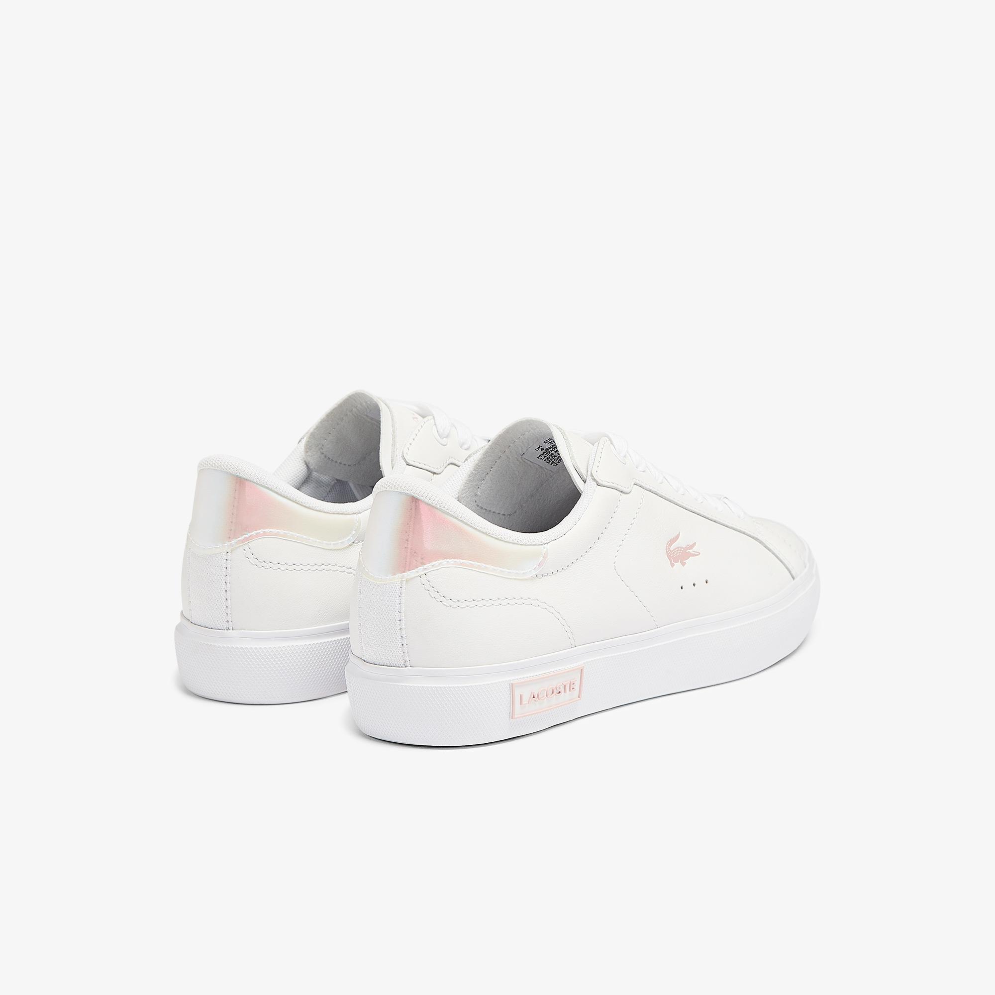 Lacoste Powercourt 0921 1 Sfa Kadın Beyaz - Pembe Sneaker. 4