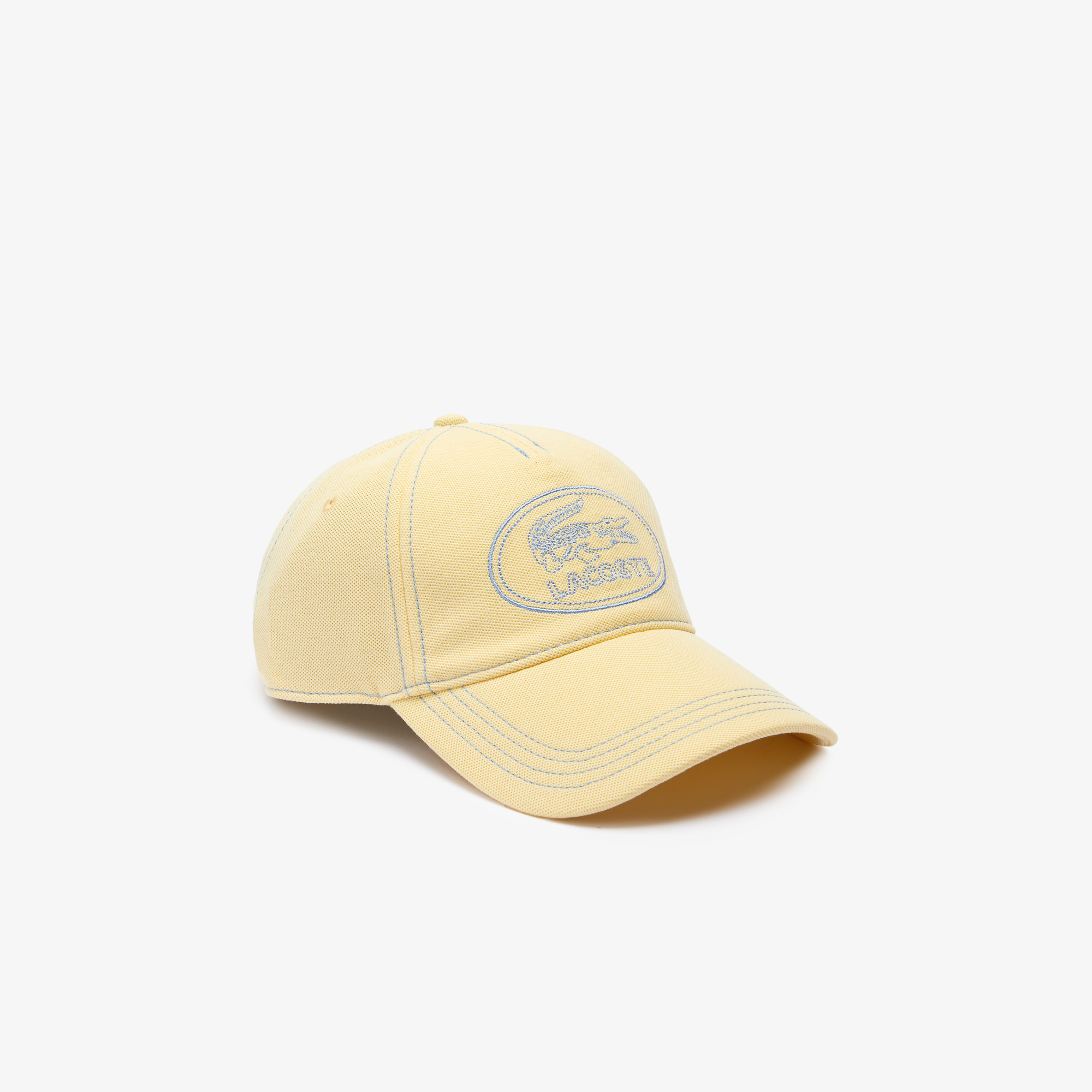 Lacoste Erkek Nakışlı Sarı Şapka. 1