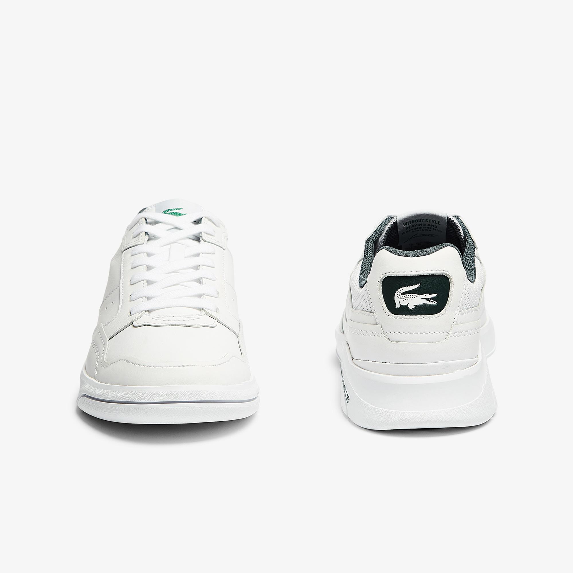 Lacoste Game Advance Luxe07213Sma Erkek Beyaz - Koyu Yeşil Sneaker. 4