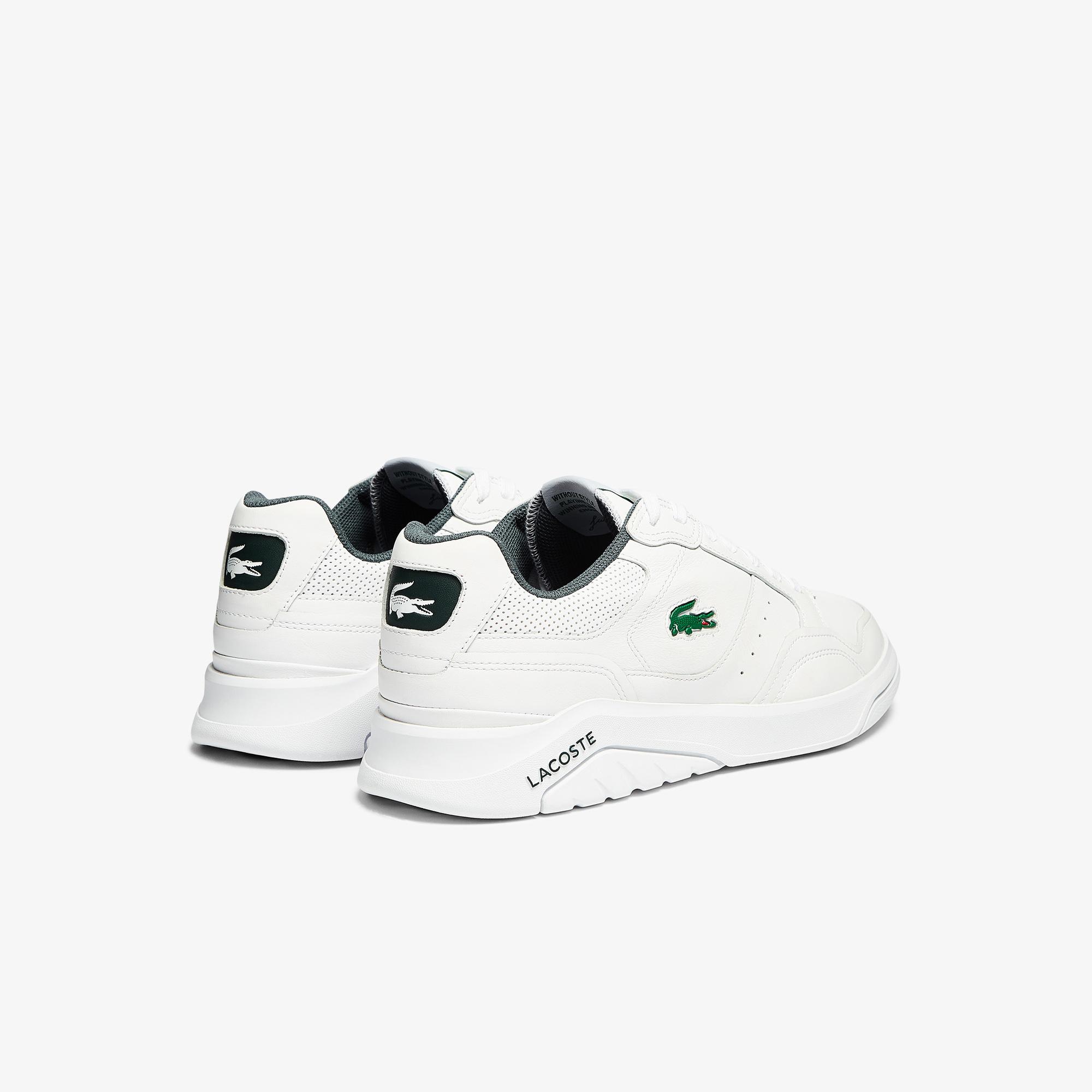 Lacoste Game Advance Luxe07213Sma Erkek Beyaz - Koyu Yeşil Sneaker. 8