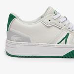 Lacoste L001 0321 1 Sfa Kadın Deri Beyaz - Yeşil Sneaker