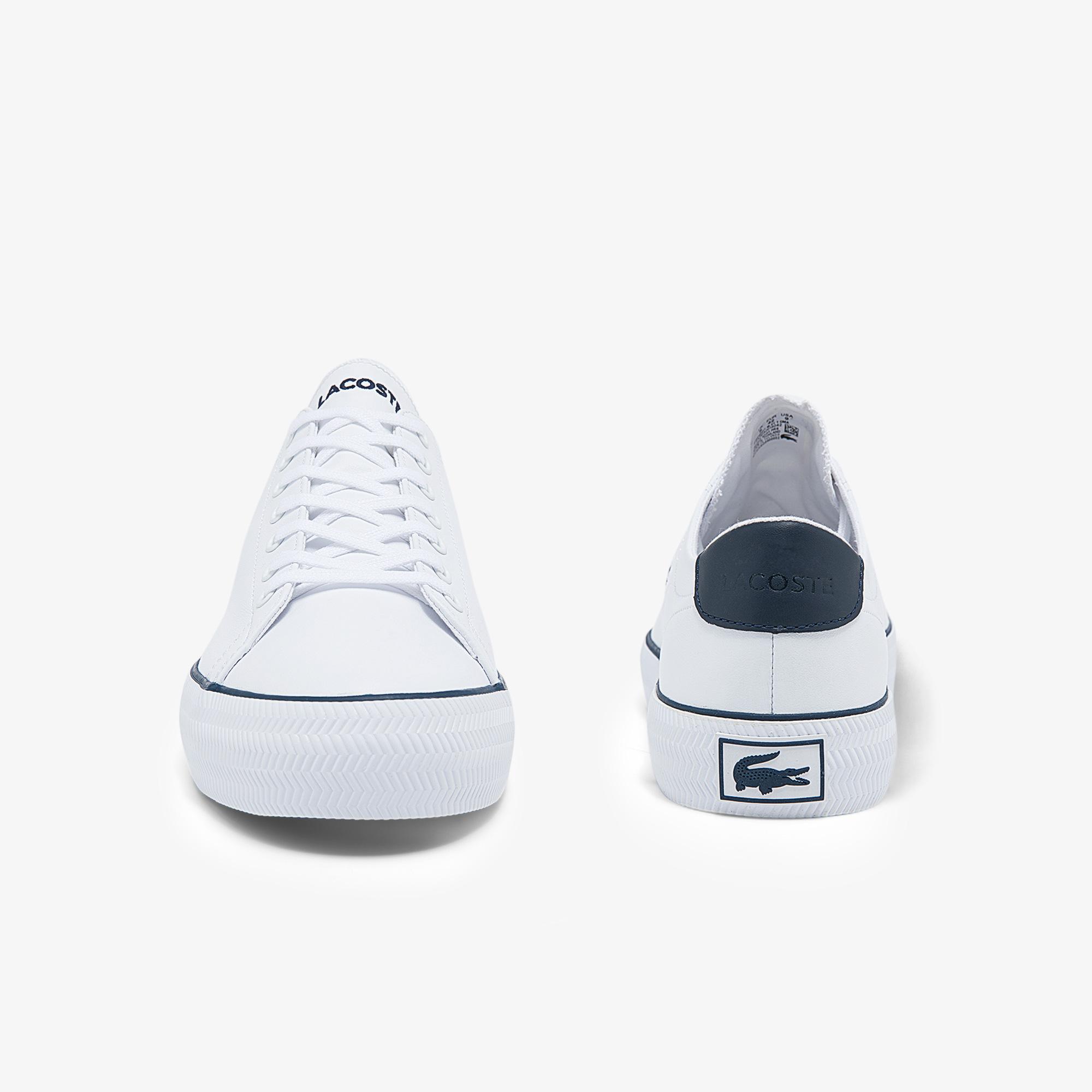 Lacoste Gripshot Bl21 1 Cma Erkek Deri Beyaz - Lacivert Sneaker
