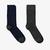 Lacoste Erkek Uzun Desenli 2'li Kahverengi ÇorapKahverengi