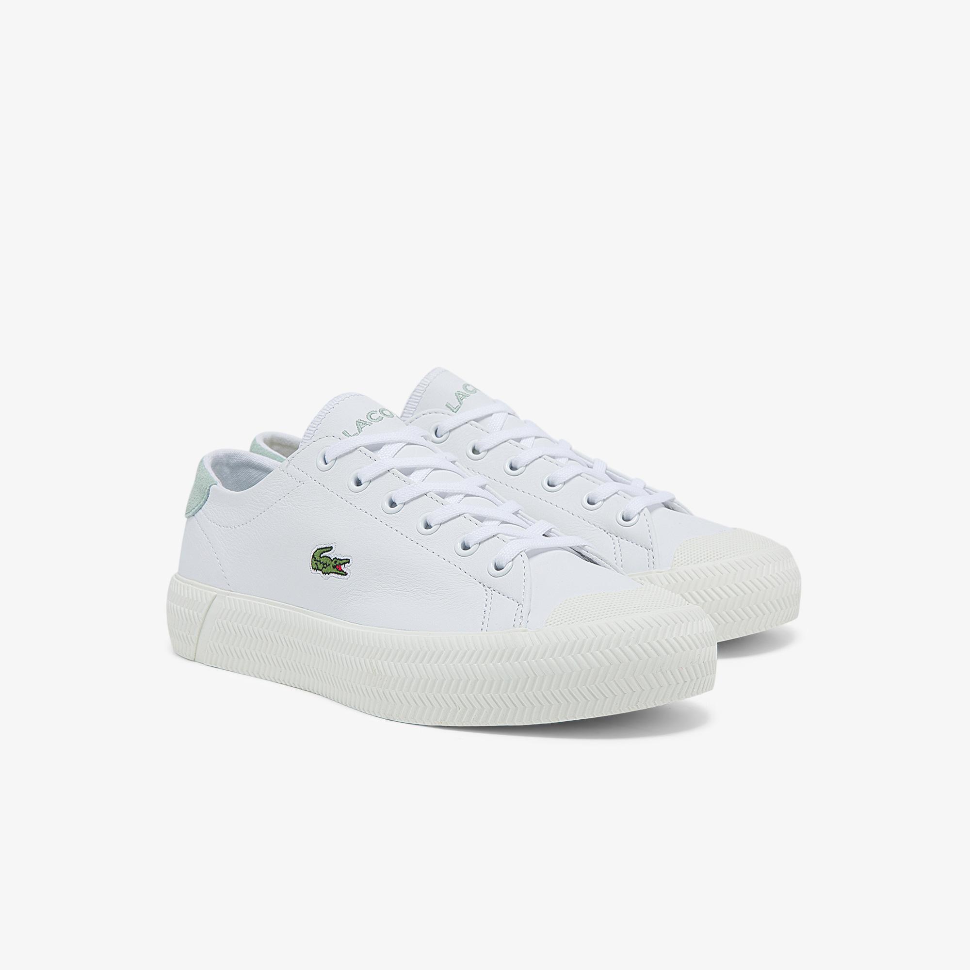 Lacoste Gripshot 0121 1 Cfa Kadın Deri Beyaz Sneaker. 3